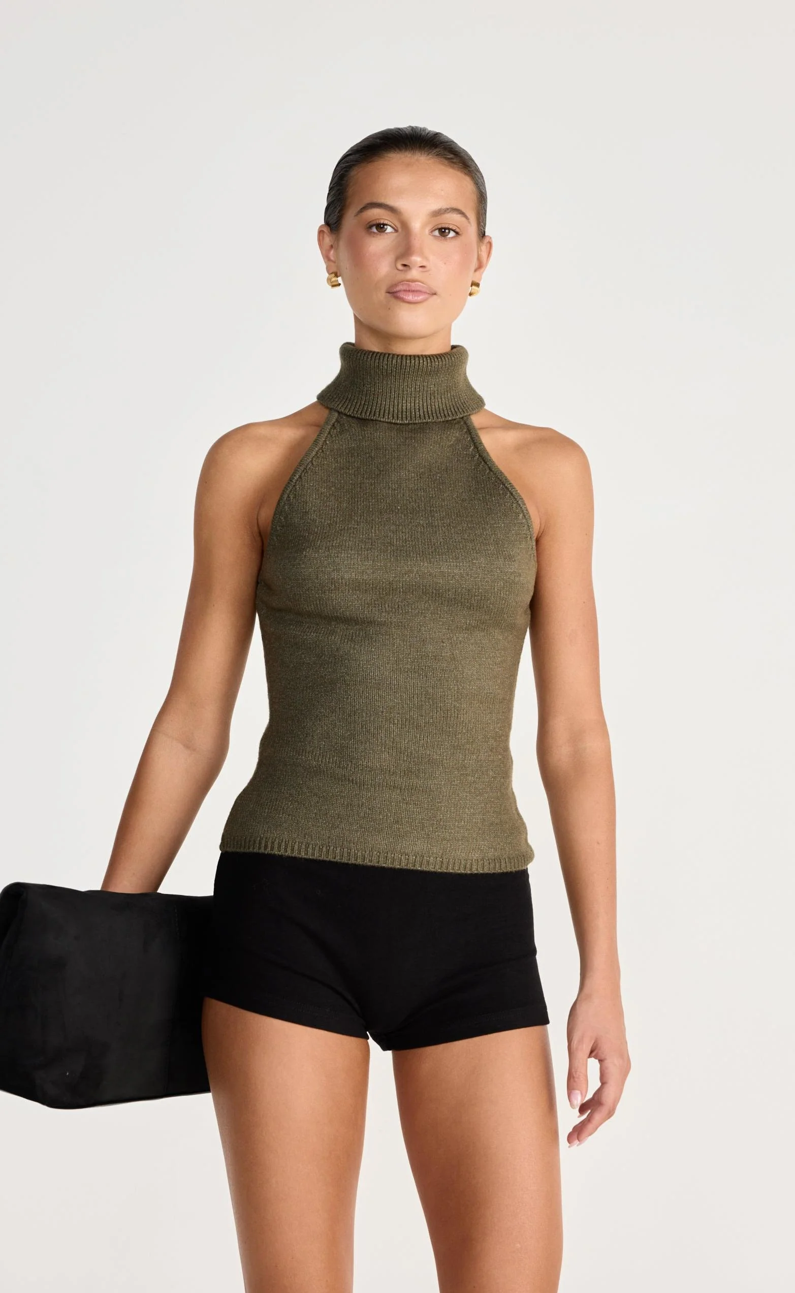 Rohana Turtle Neck (Moss) - Image 4