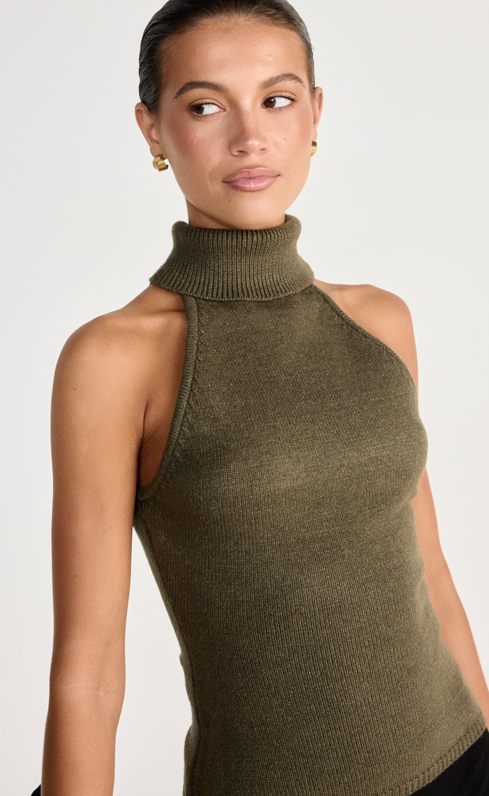 Rohana Turtle Neck (Moss) - Image 8
