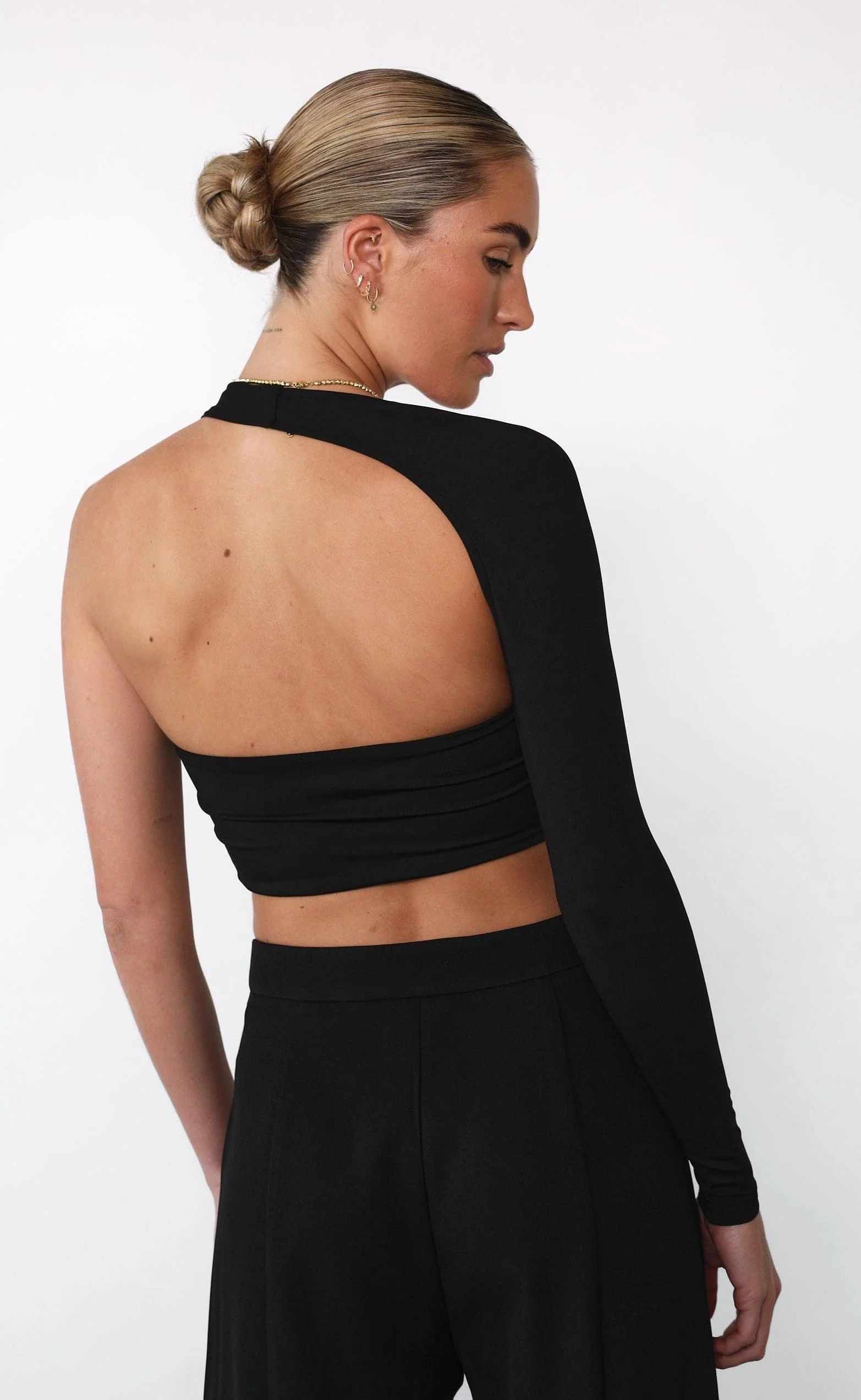 Ryleigh Crop Top (Black) - Image 3