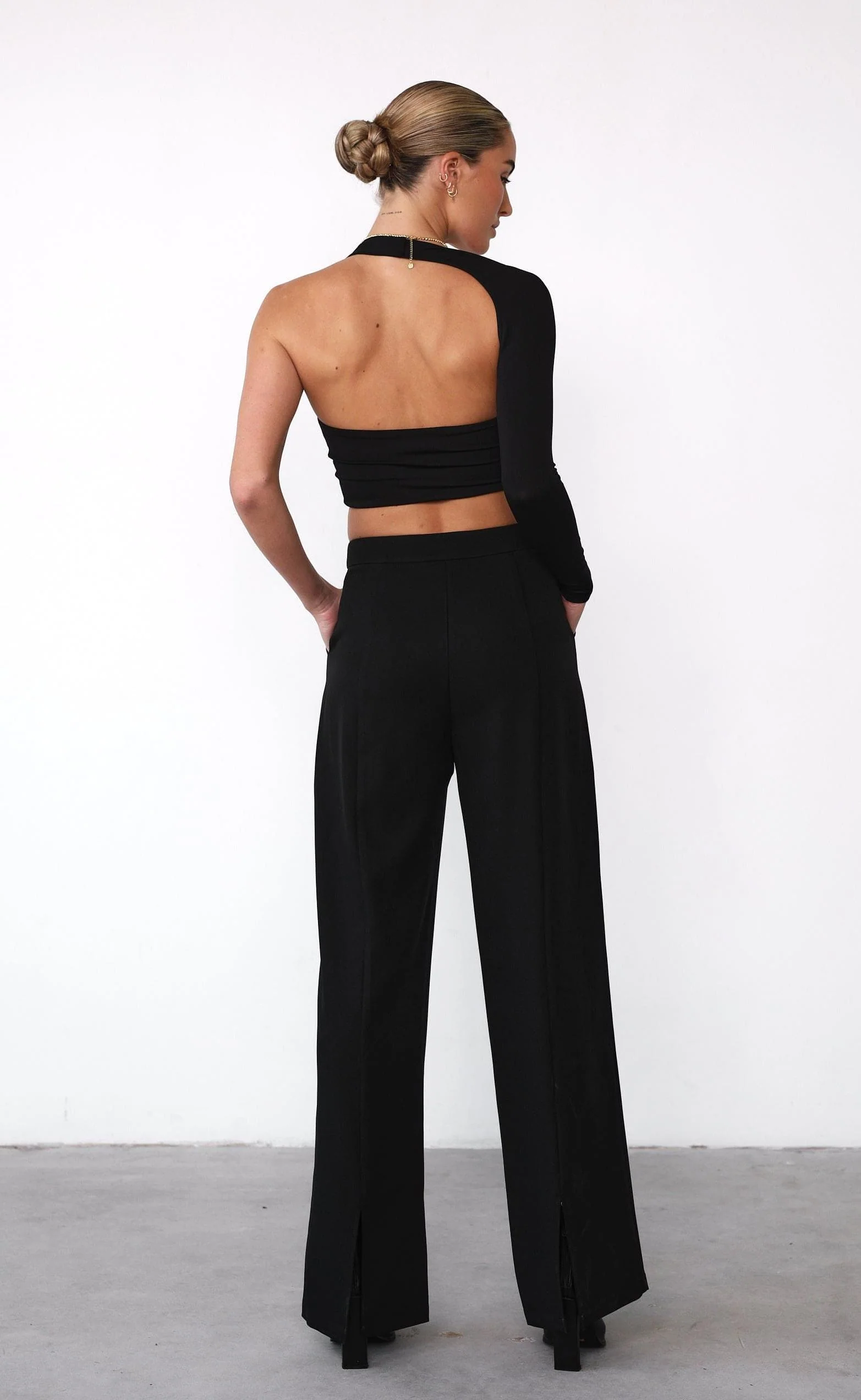 Ryleigh Crop Top (Black) - Image 5