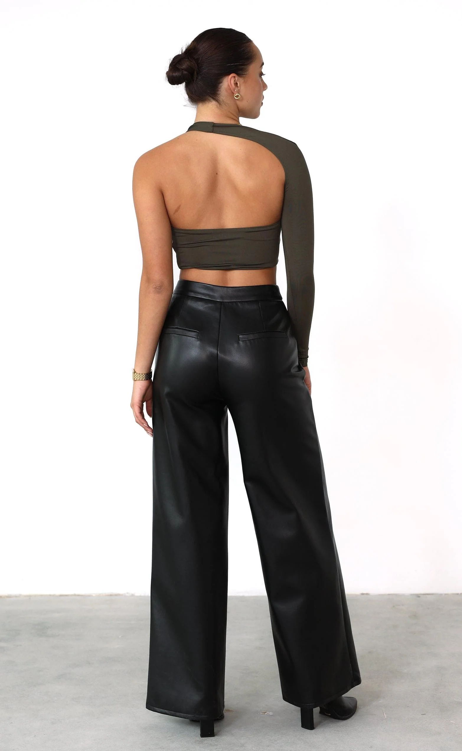 Ryleigh Crop Top (Burnt Olive) - Image 3