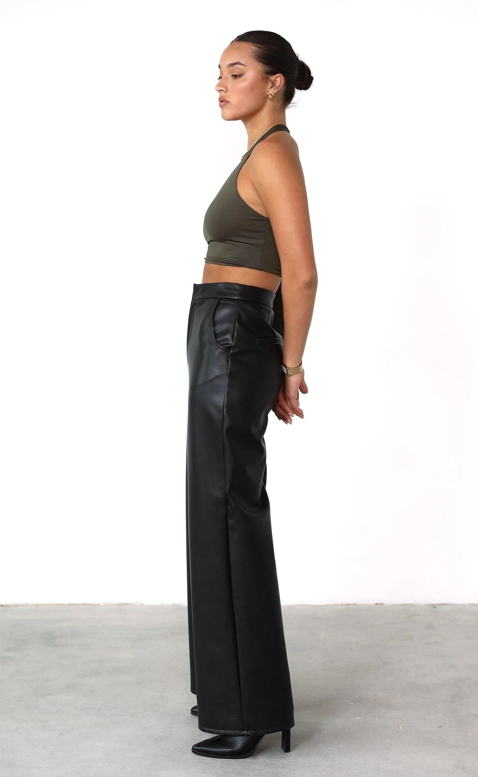 Ryleigh Crop Top (Burnt Olive) - Image 4