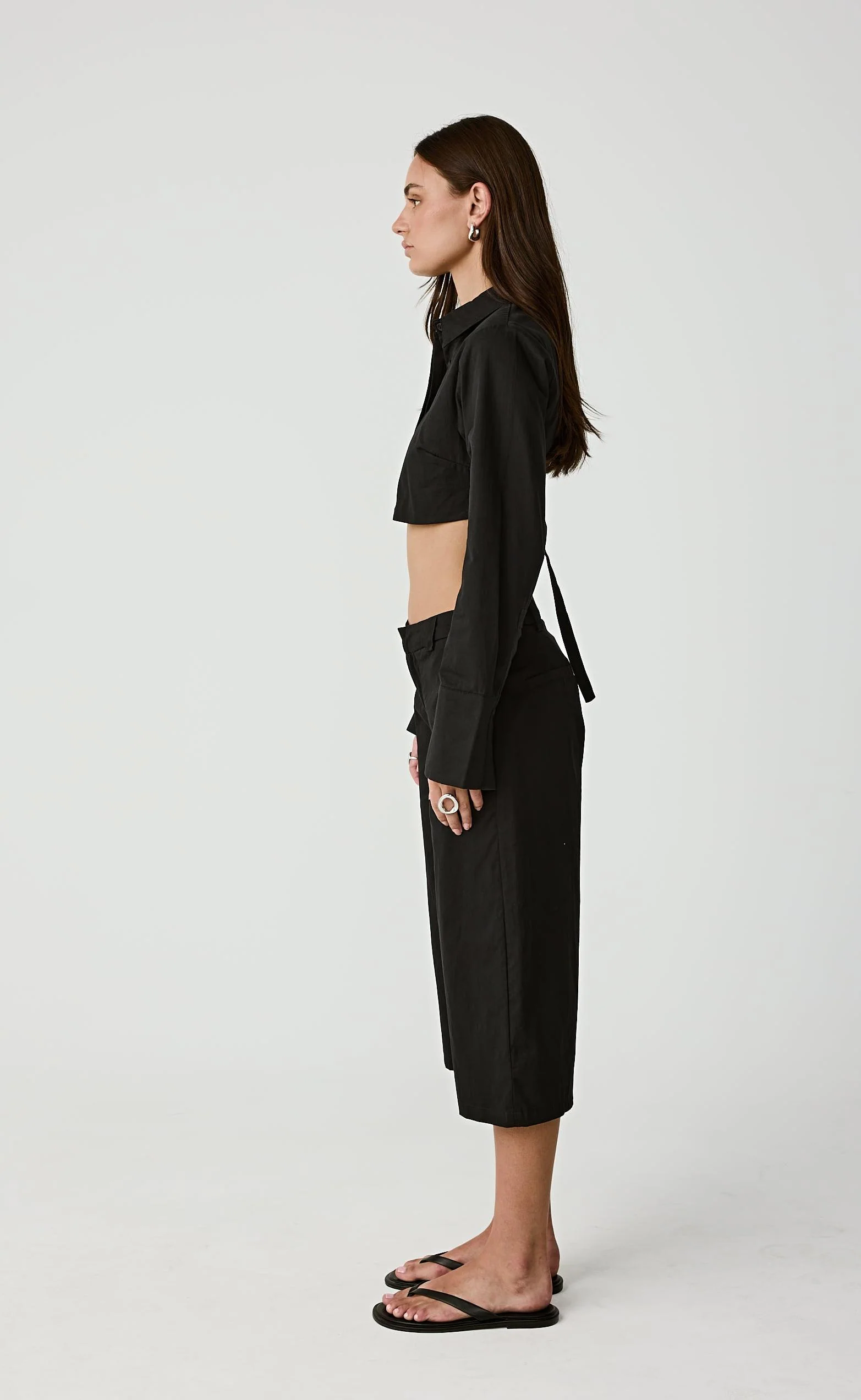 Ryley Midi Pants (Black) - Image 10