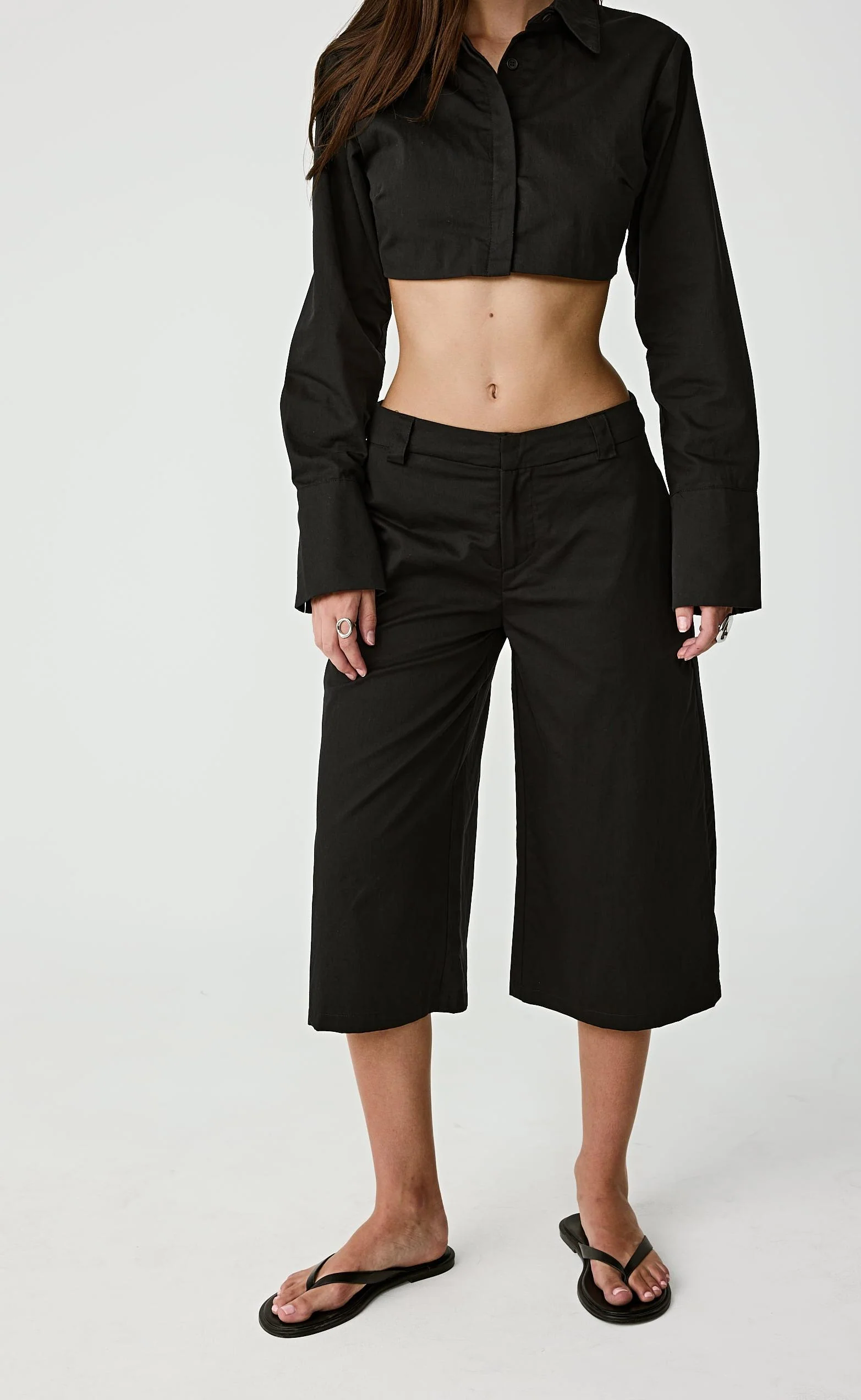 Ryley Midi Pants (Black) - Image 11
