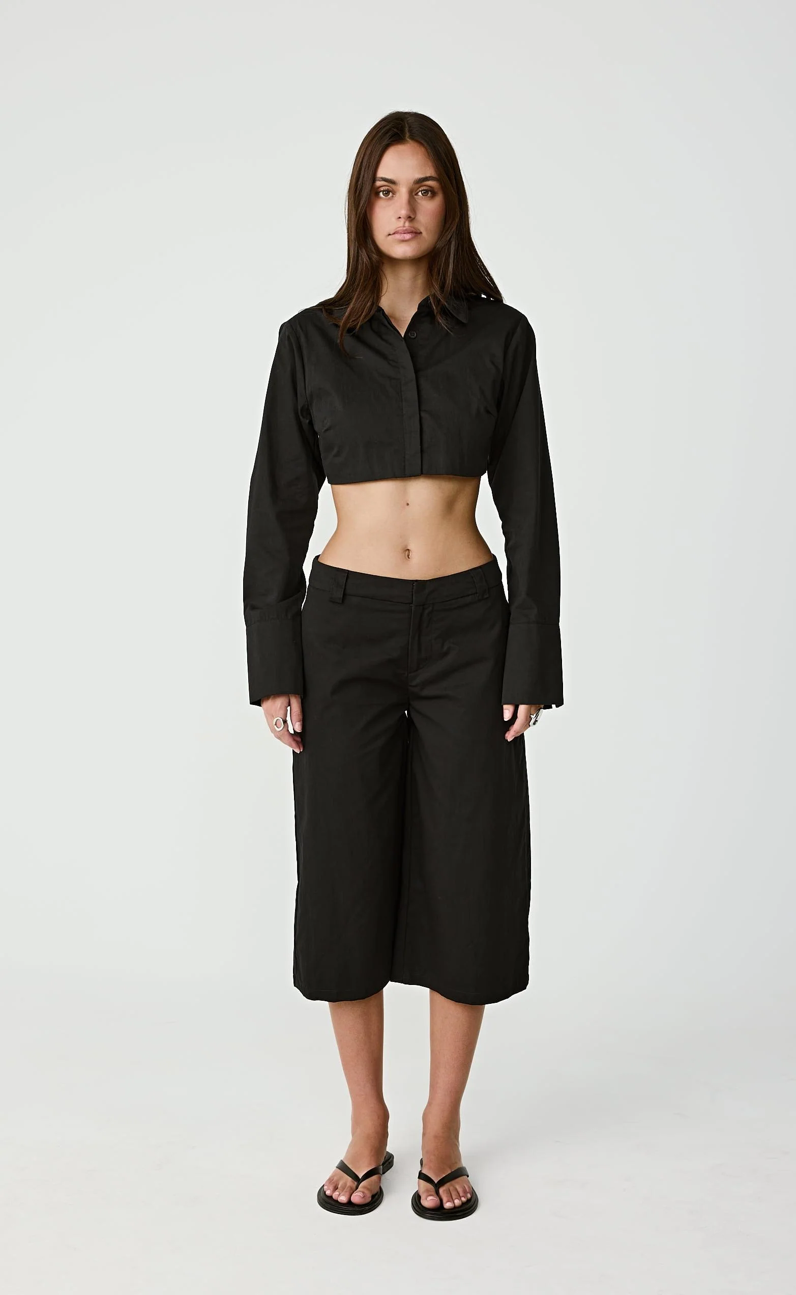 Ryley Midi Pants (Black) - Image 4
