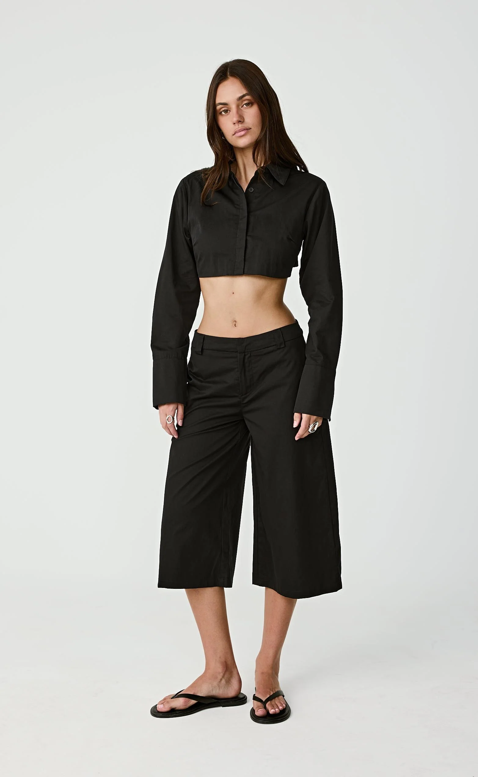 Ryley Midi Pants (Black) - Image 5