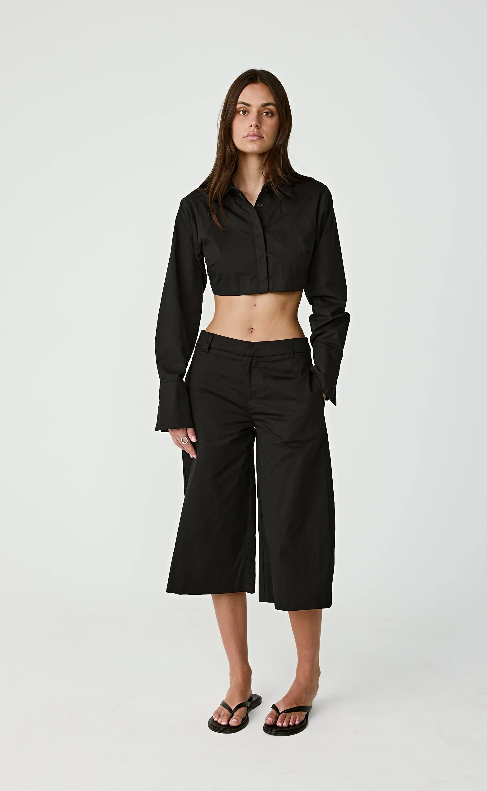 Ryley Midi Pants (Black) - Image 8