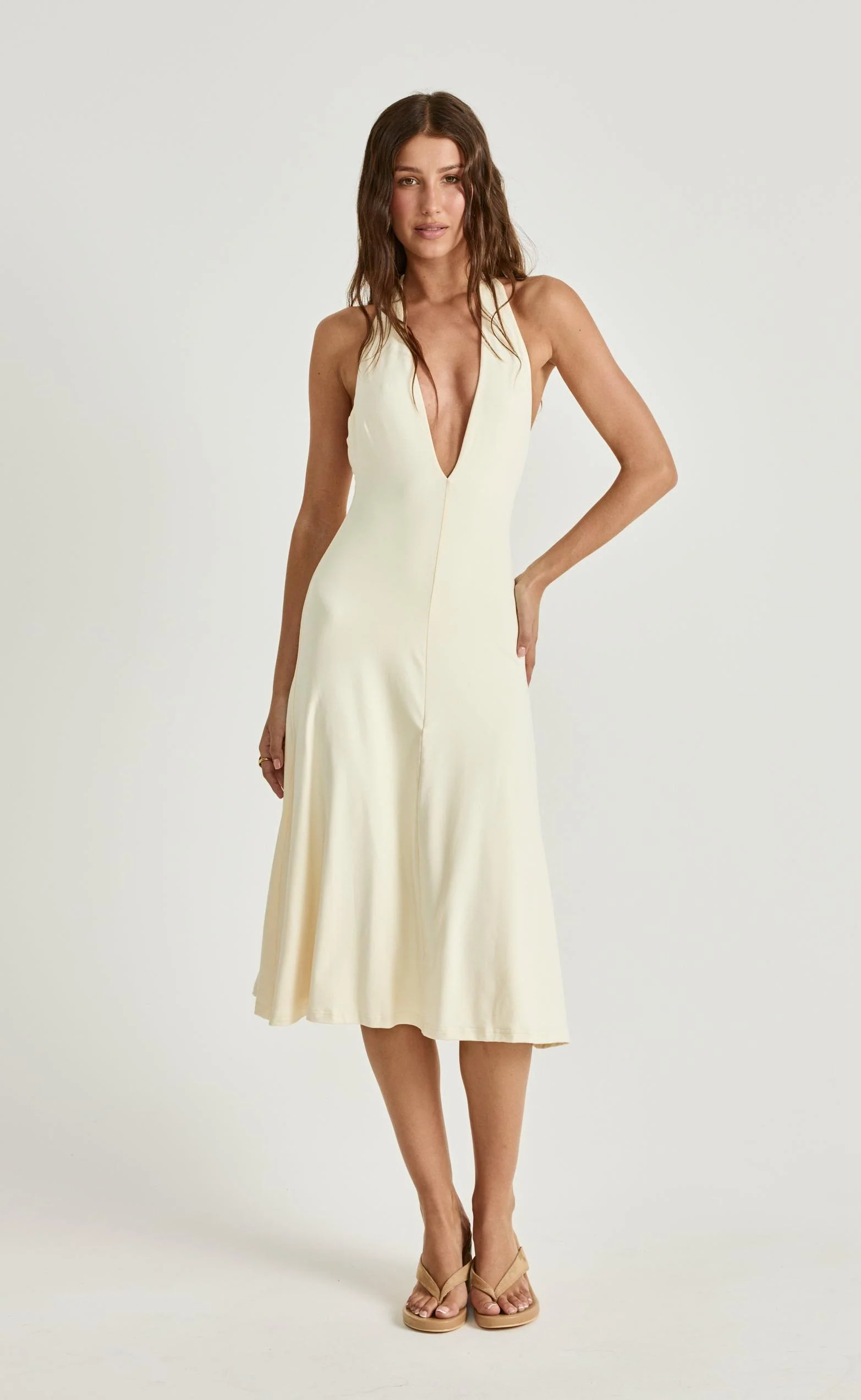 Sable Midi Dress (Butter) - Image 5