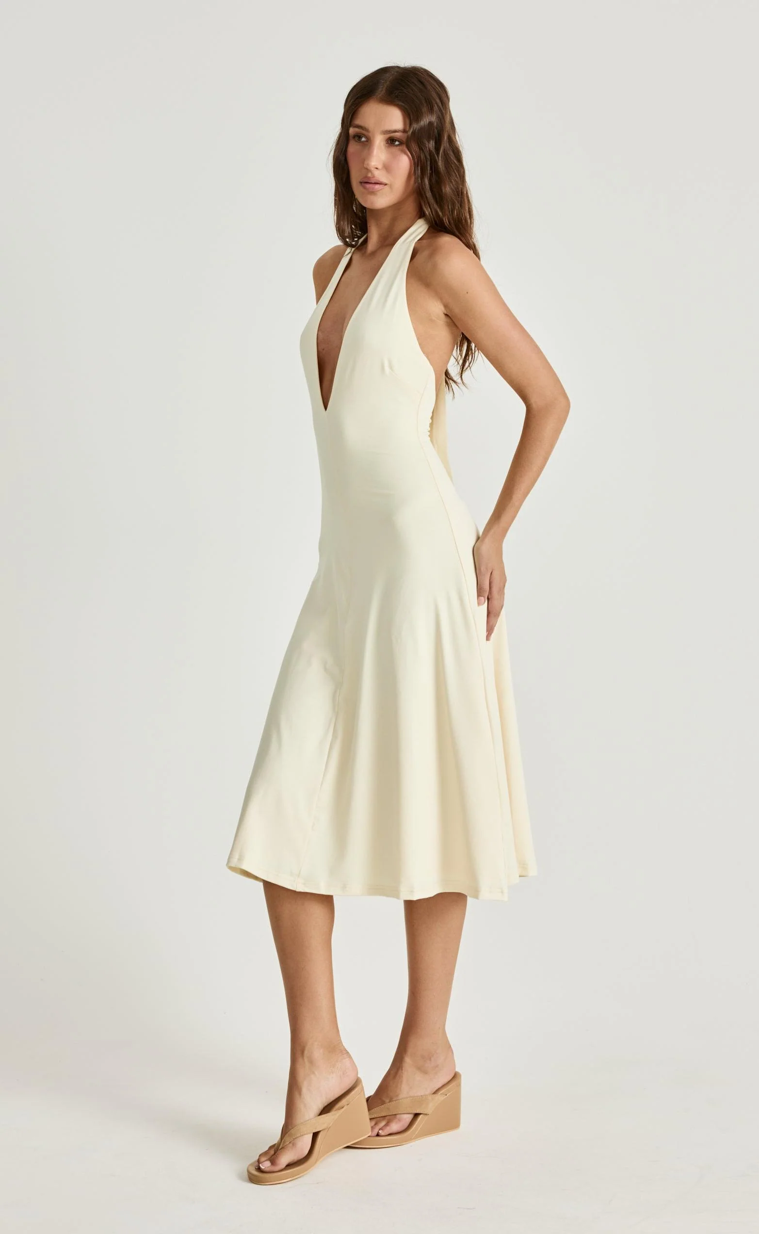 Sable Midi Dress (Butter) - Image 8