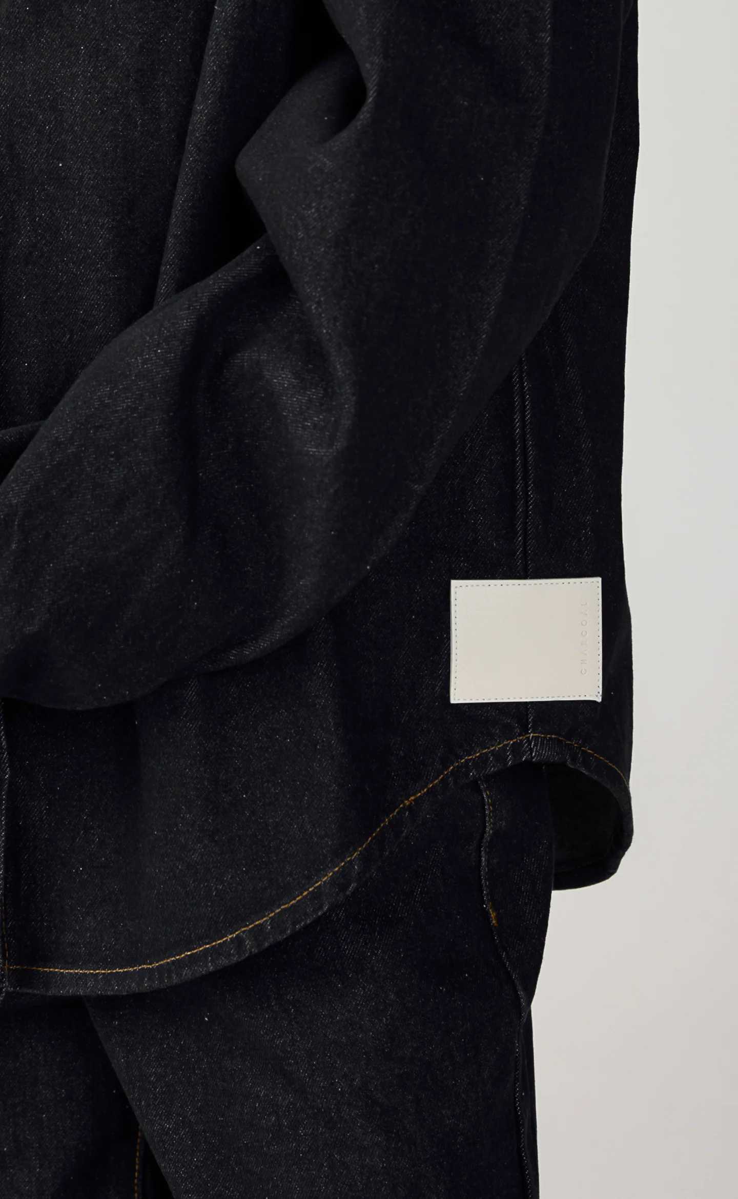 Saloon Denim Shirt (Navy Blue Denim) - Image 6