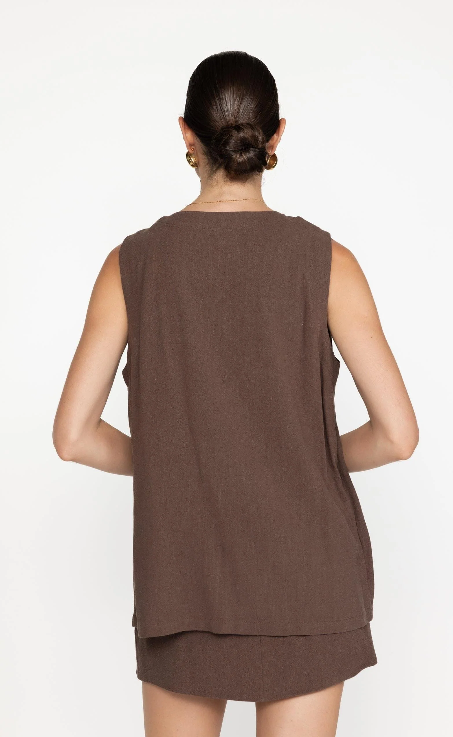 Sandra Mini Skirt (Cocoa) - Image 7