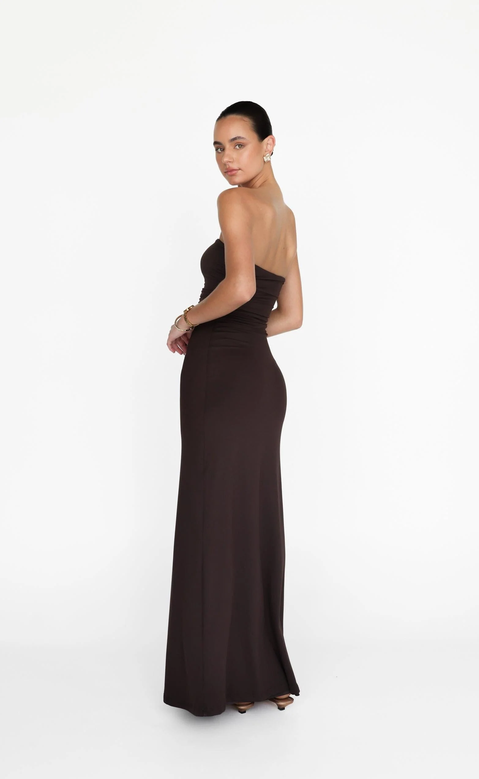 Sarie Maxi Dress (Chocolate) - Image 6