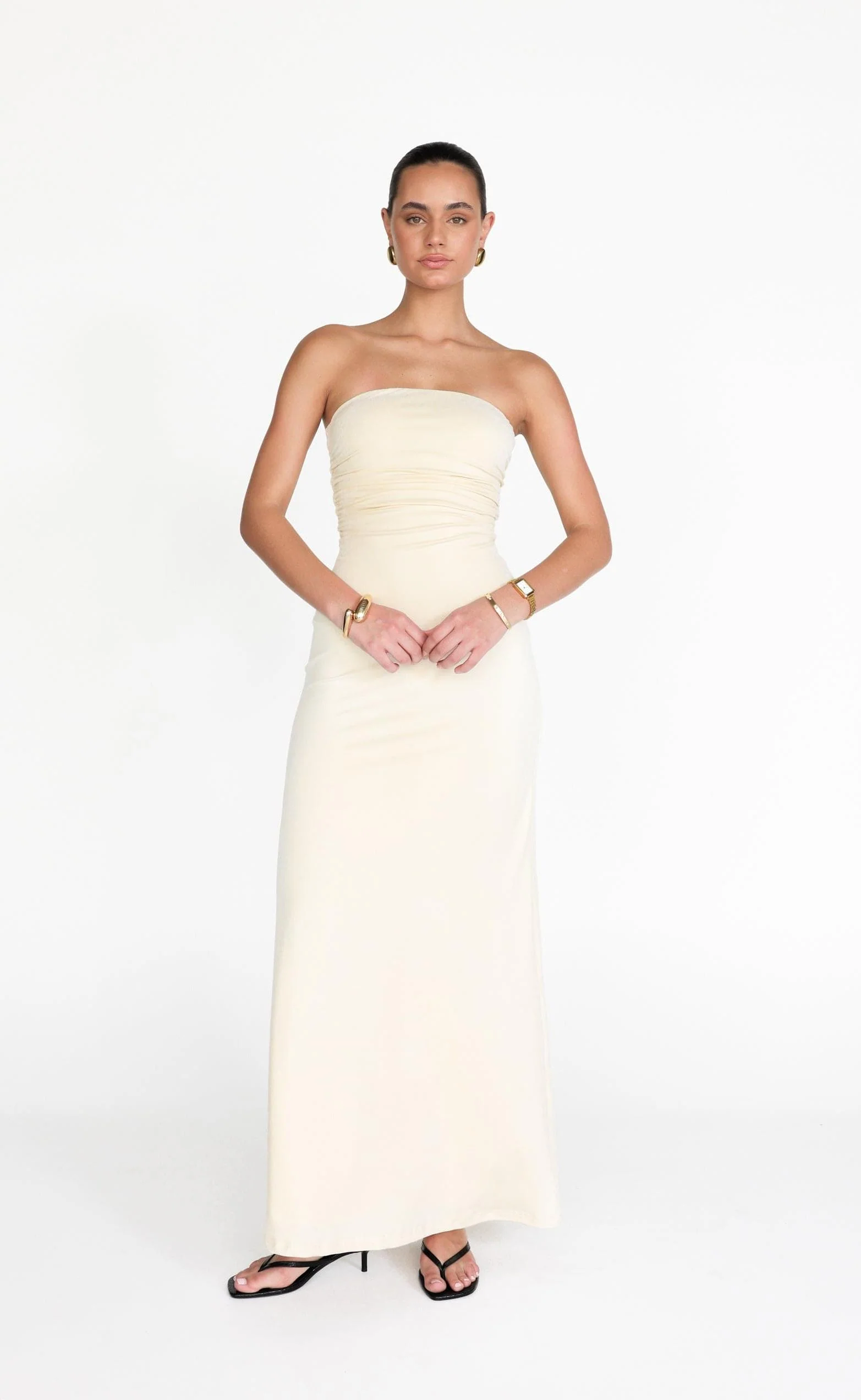 Sarie Maxi Dress (Oat) - Image 5