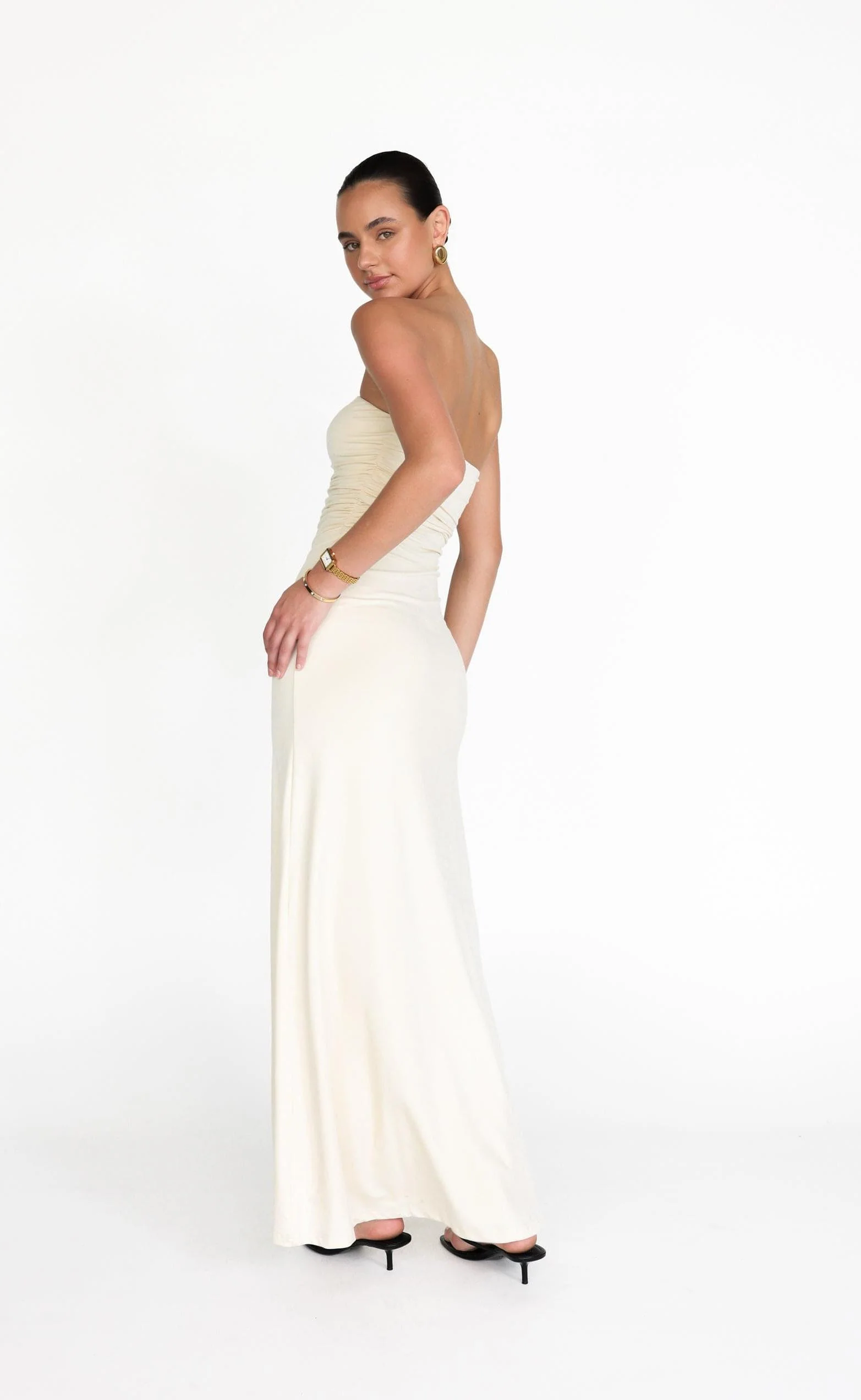 Sarie Maxi Dress (Oat) - Image 7