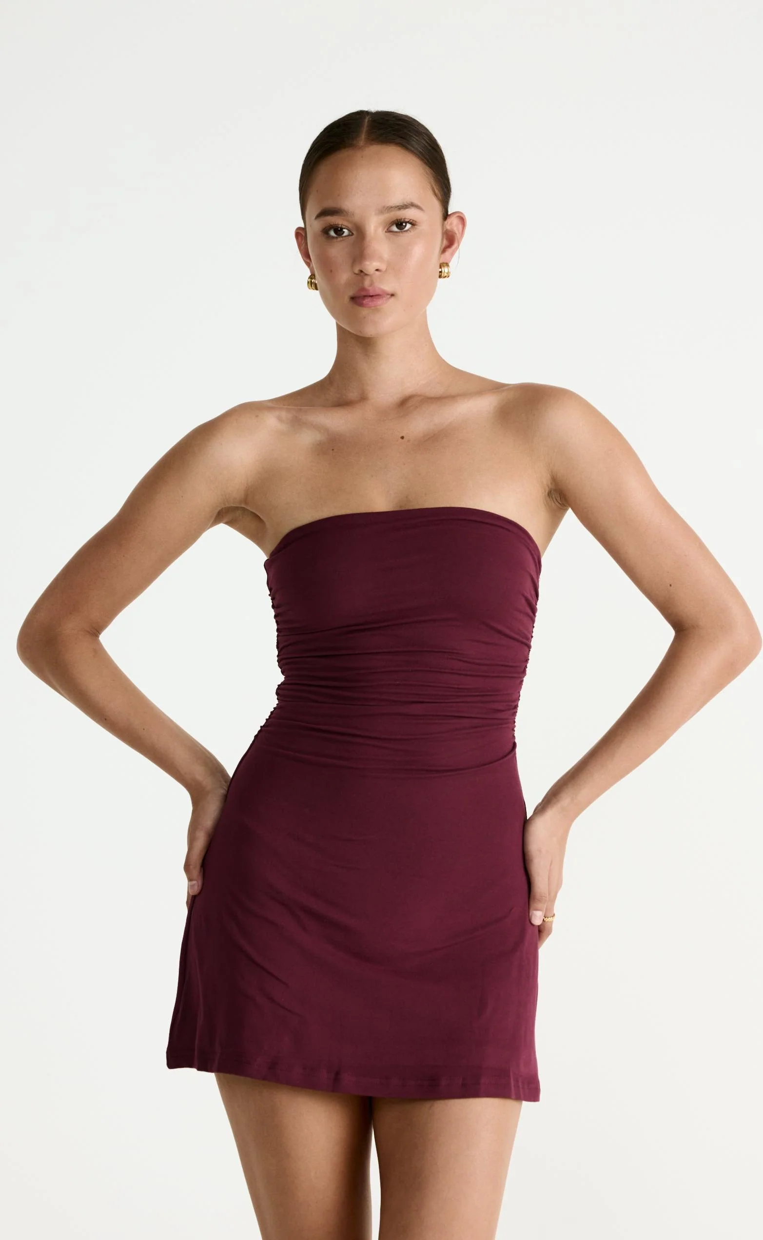 Sarie Mini Dress (Plum) - Image 6