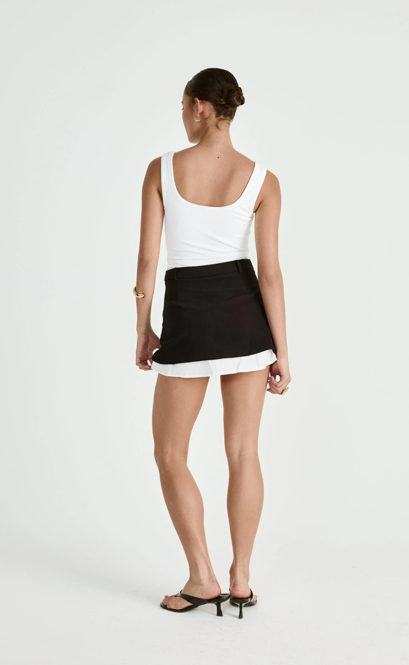 Scarlette Mini Skirt (Black) - Image 9