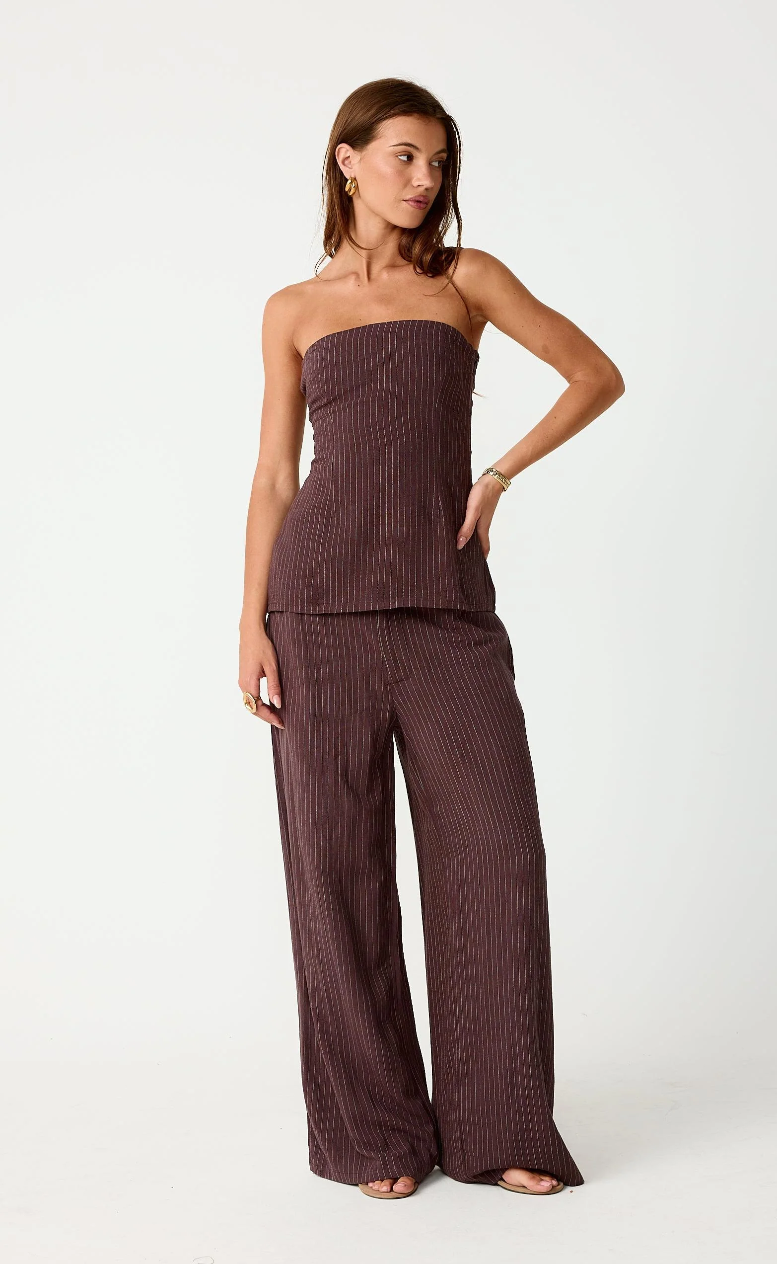 Sean Pants (Choc Stripe) - Image 4