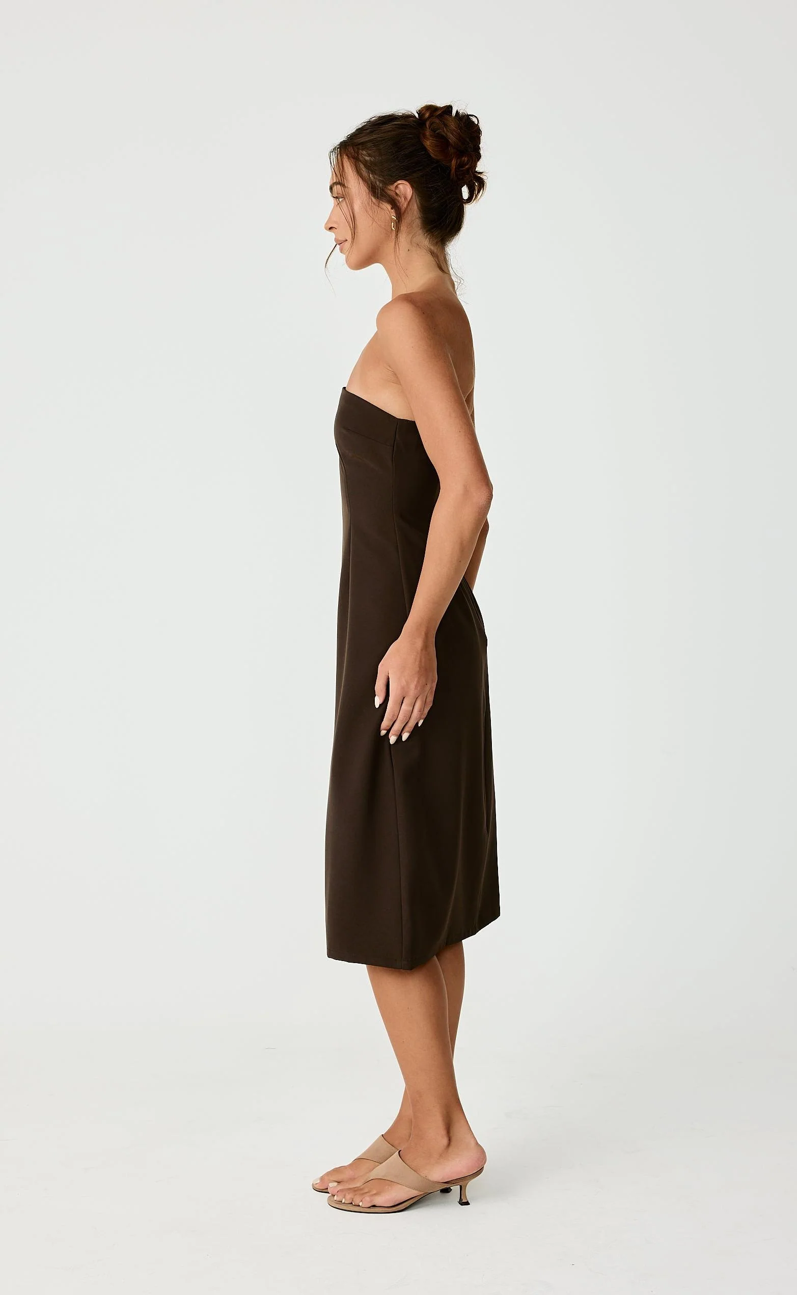 Sebel Midi Dress (Chocolate) - Image 7