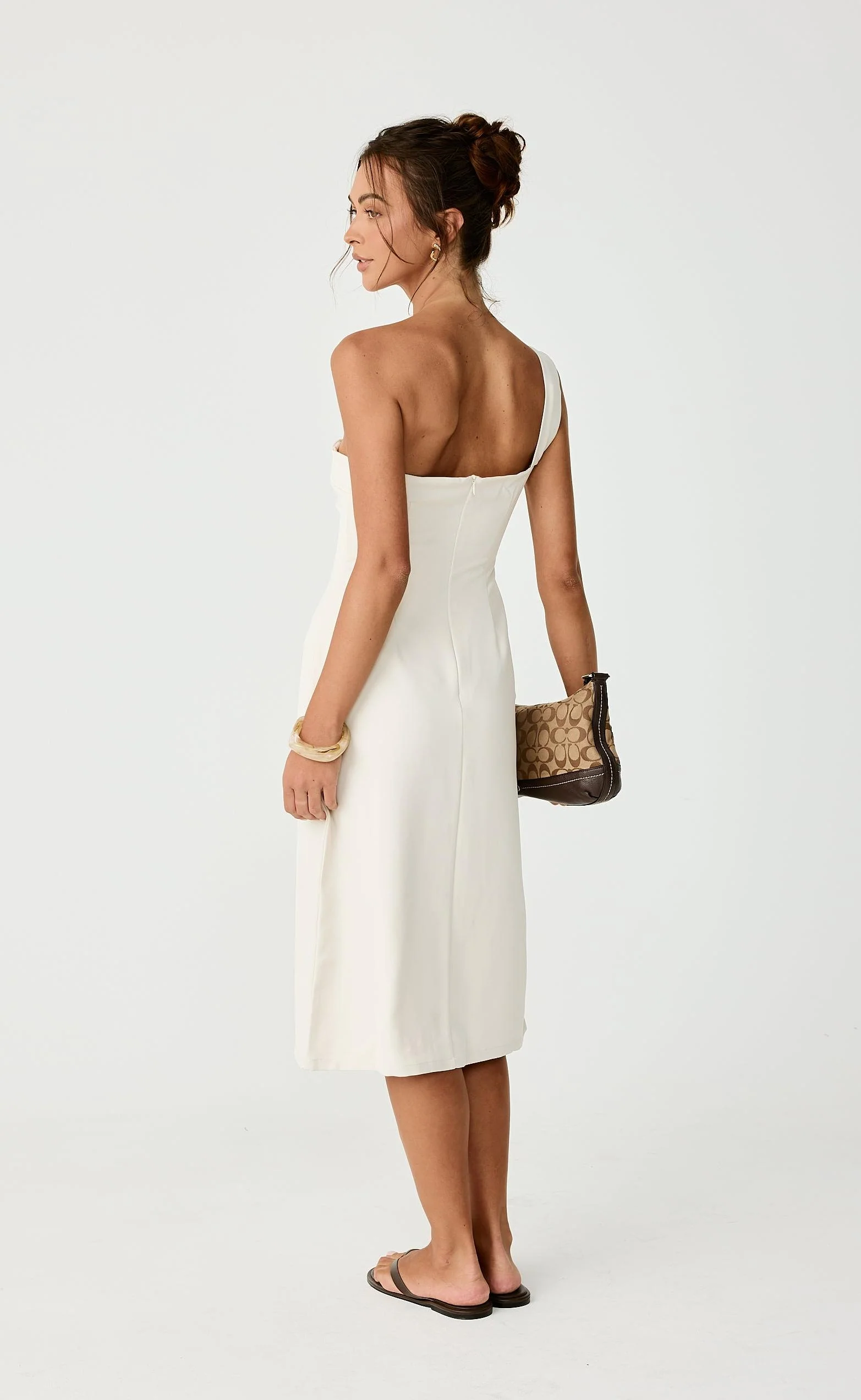 Sebel Midi Dress (Oat) - Image 4