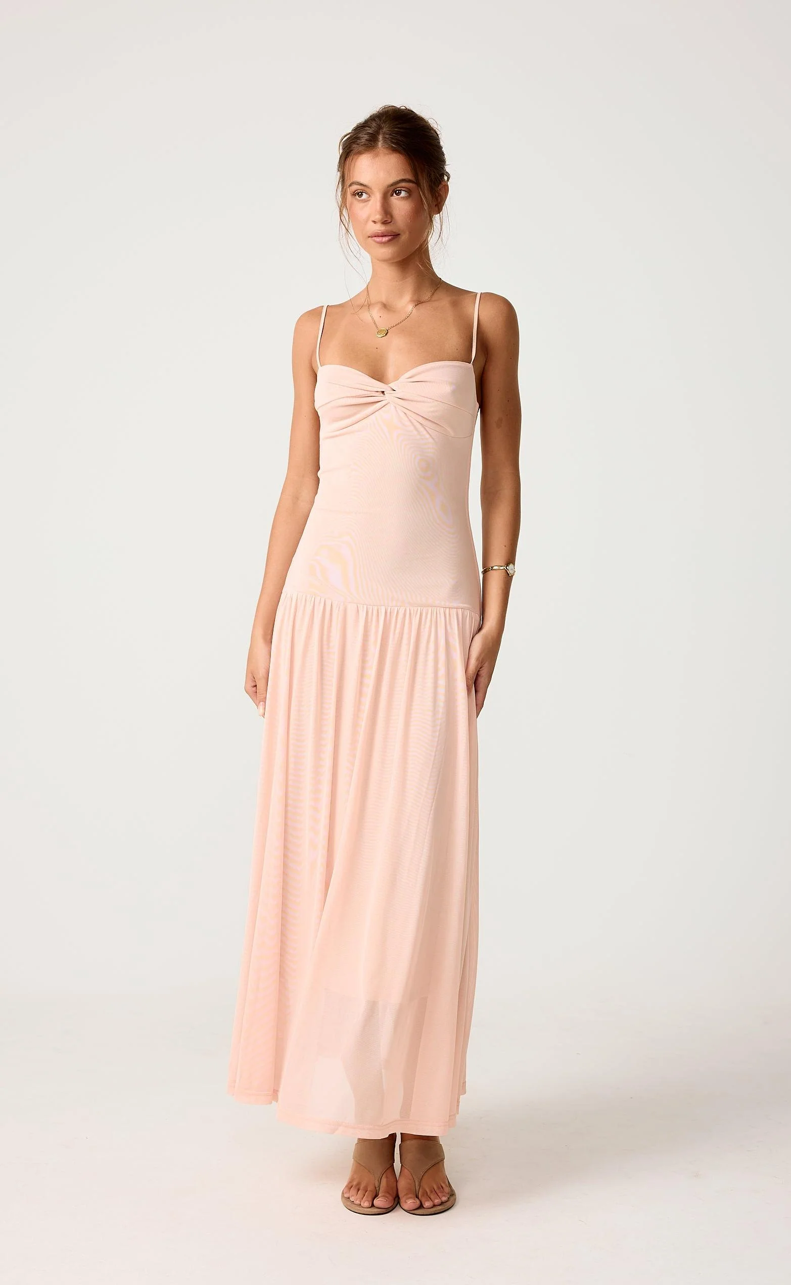 Seduce Maxi Dress (Baby Pink) - Image 5