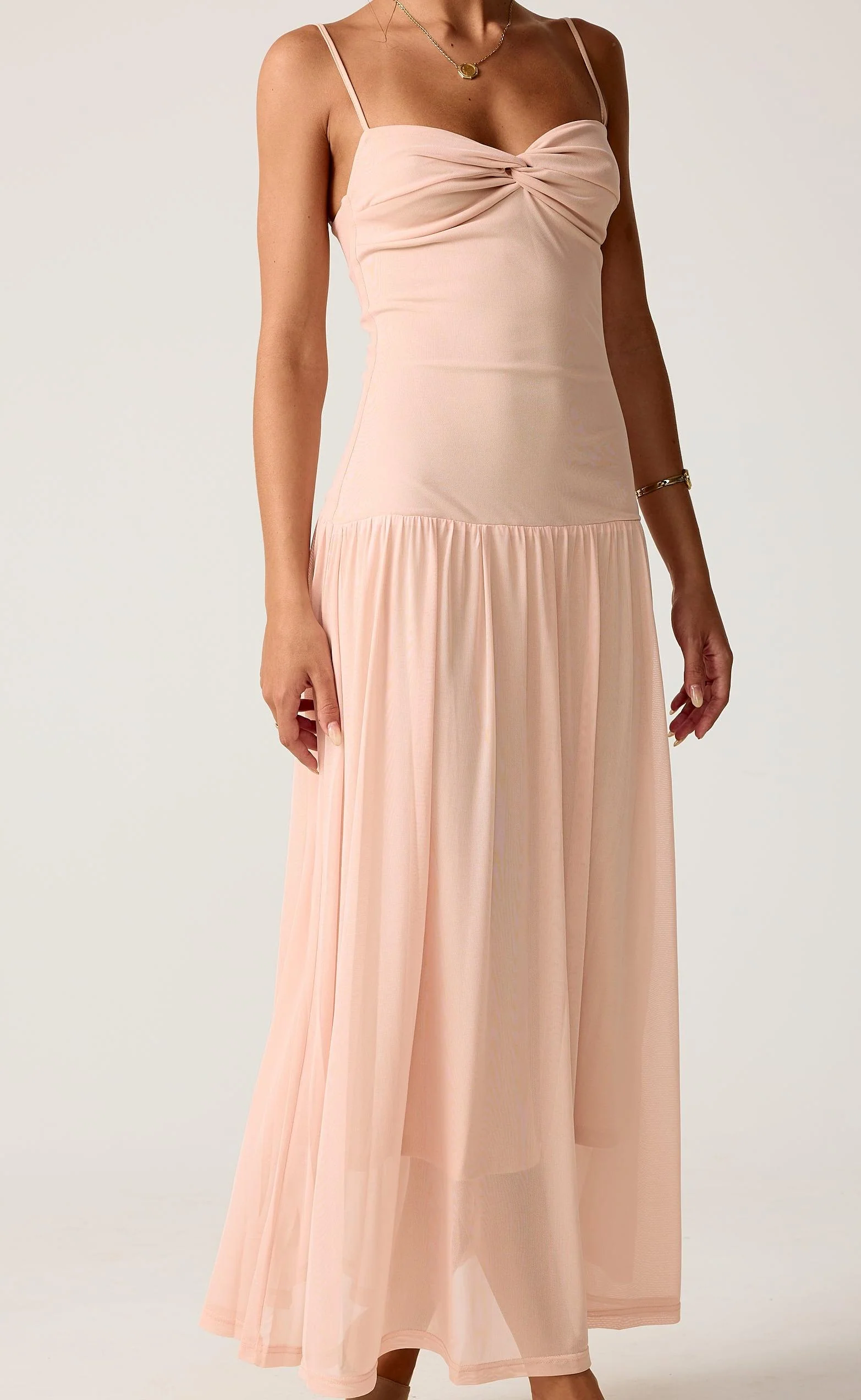 Seduce Maxi Dress (Baby Pink) - Image 6