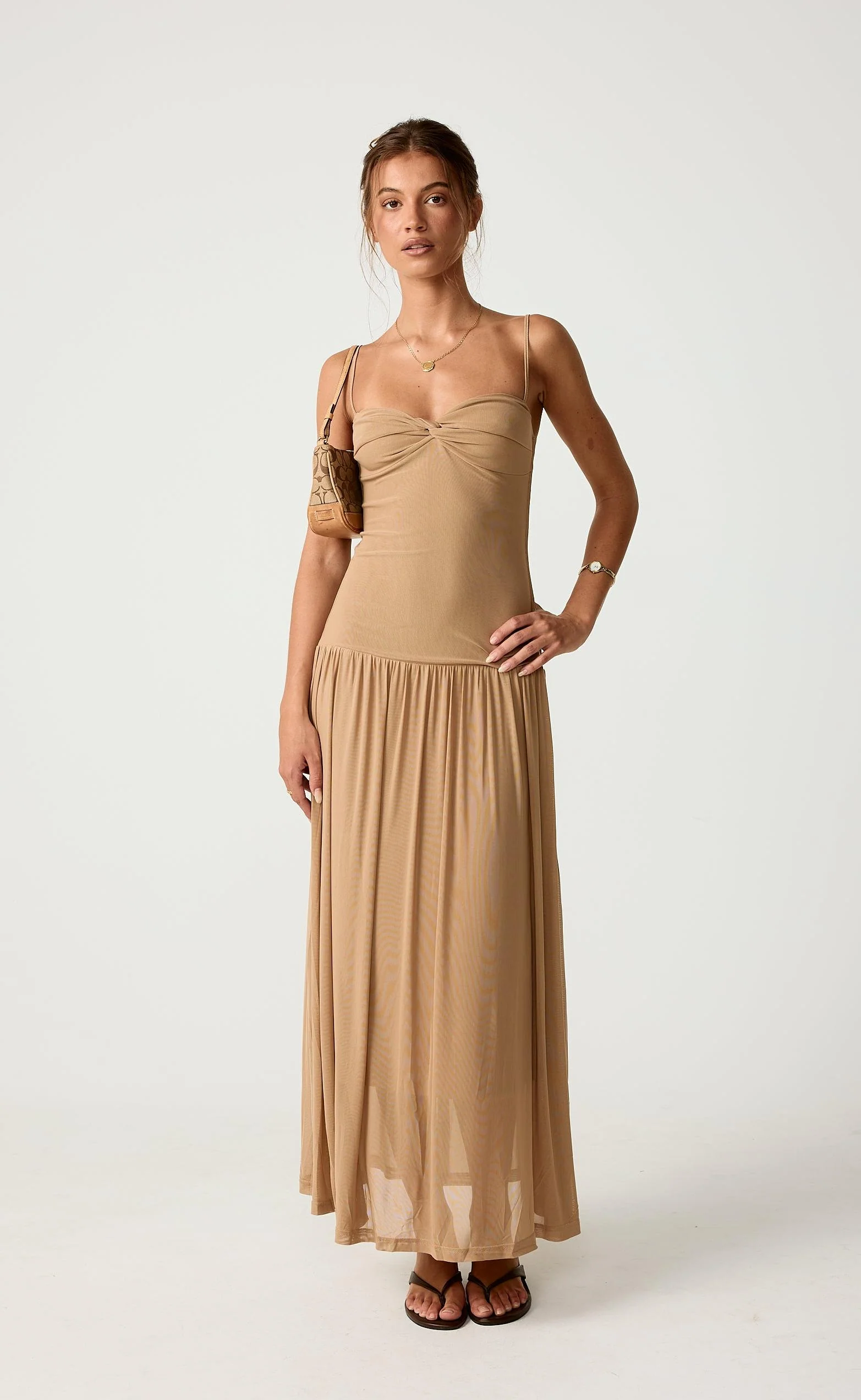 Seduce Maxi Dress (Nude) - Image 7
