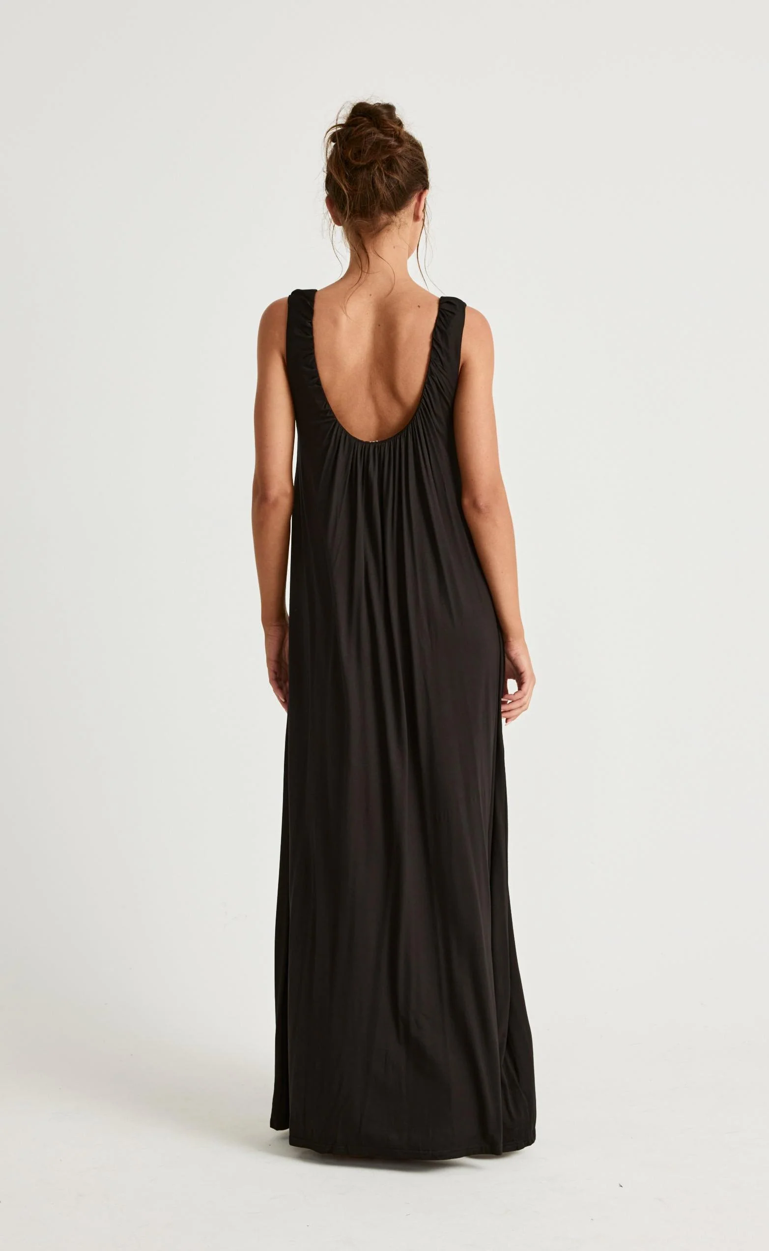 Selena Maxi Dress (Black) - Image 5