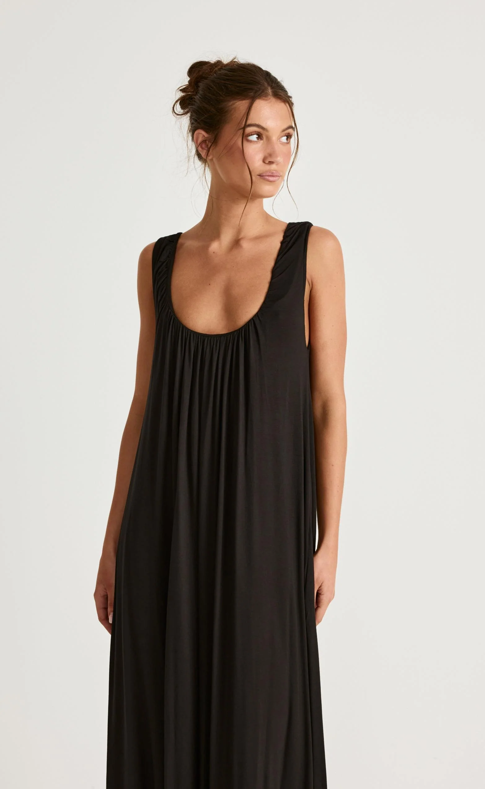 Selena Maxi Dress (Black) - Image 6