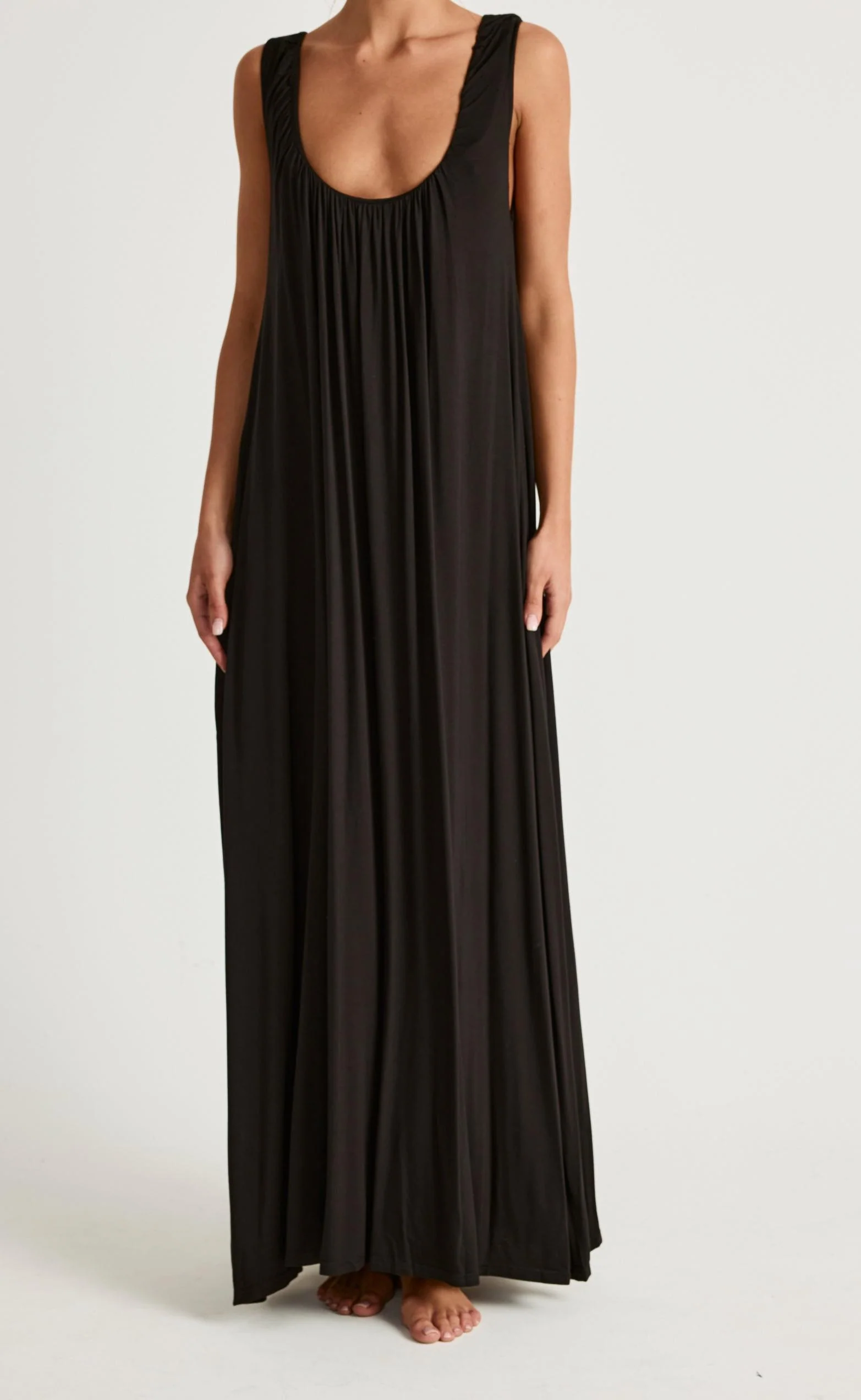 Selena Maxi Dress (Black) - Image 7