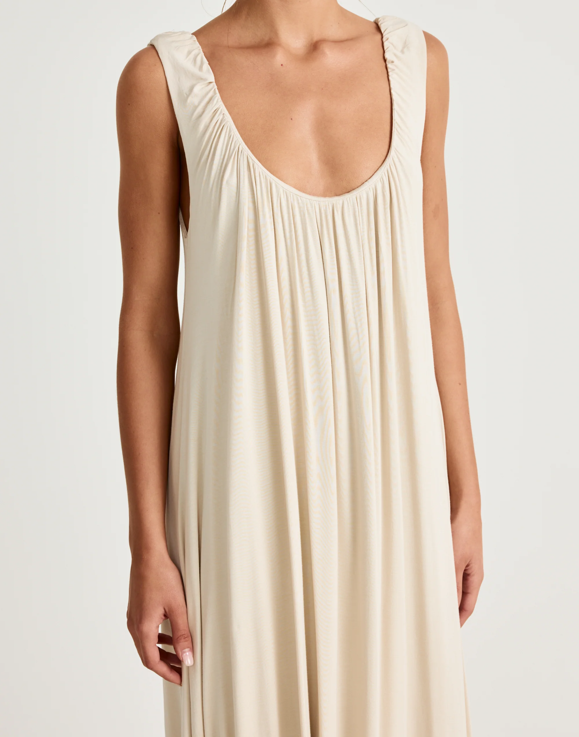 Selena Maxi Dress (Iced Coffee) - Image 3