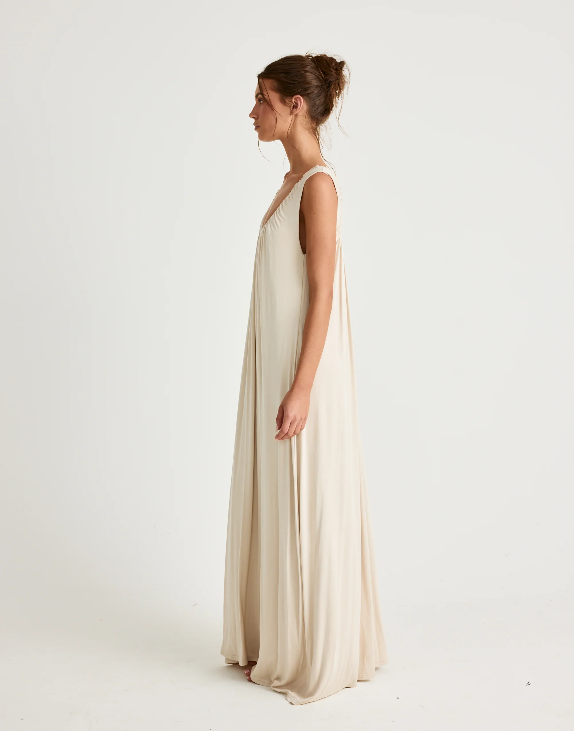 Selena Maxi Dress (Iced Coffee) - Image 8
