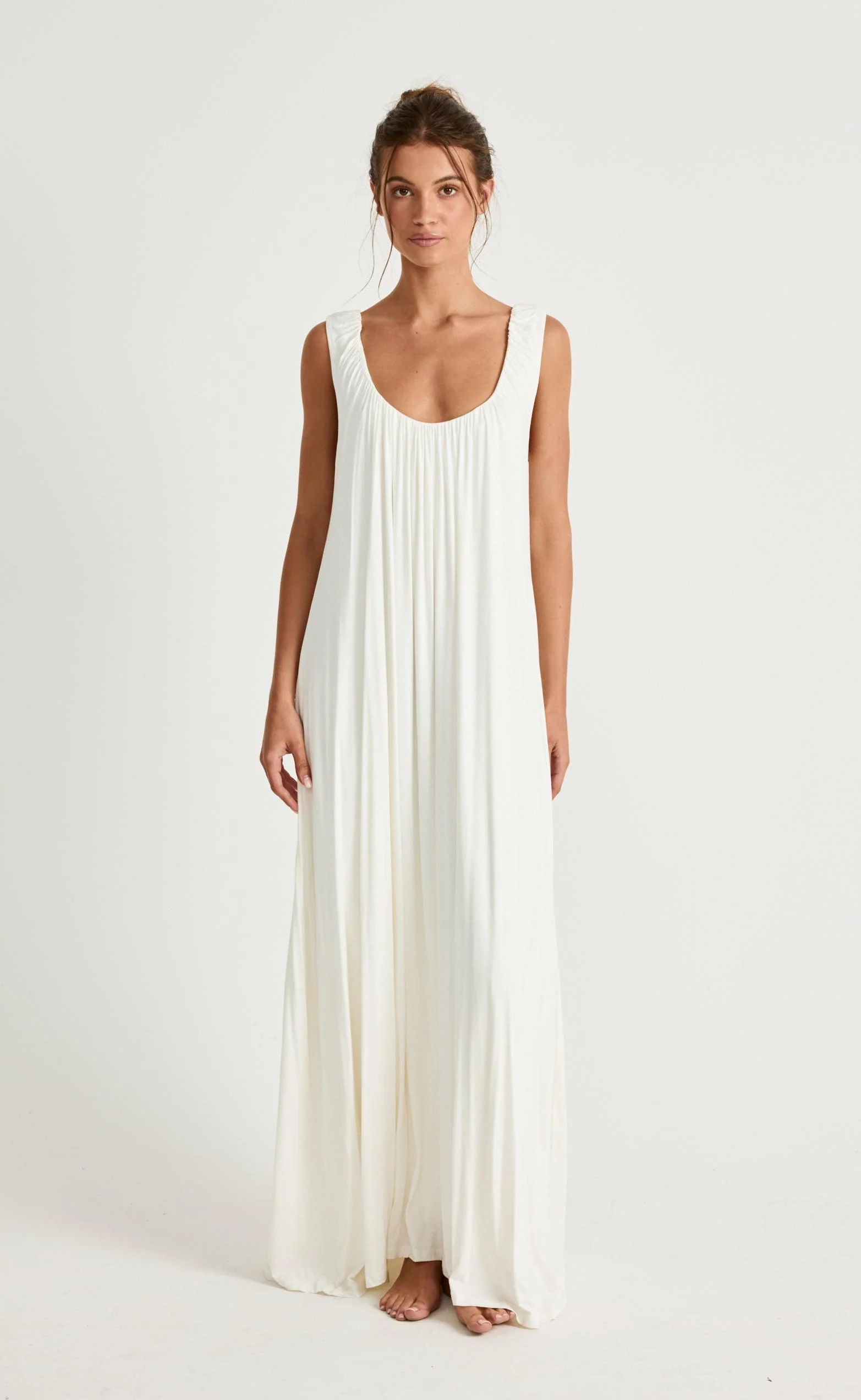 Selena Maxi Dress (Off White) - Image 5