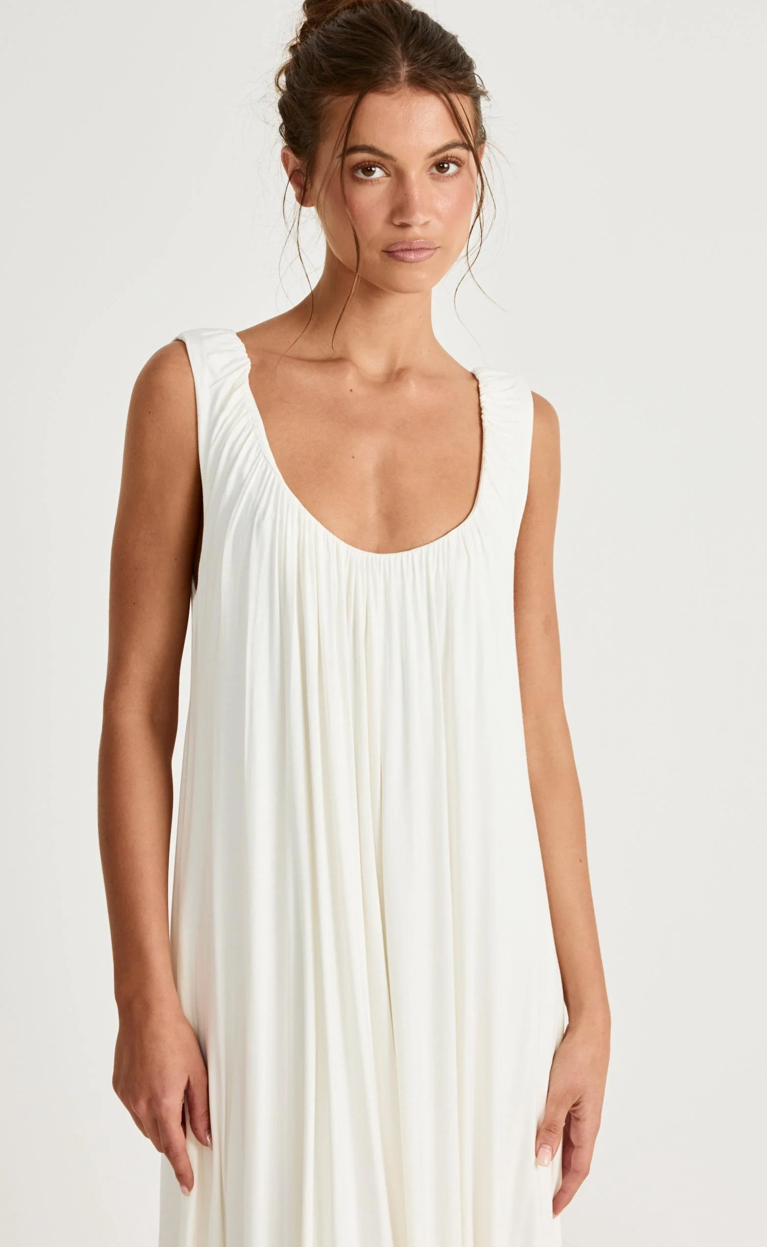 Selena Maxi Dress (Off White) - Image 7
