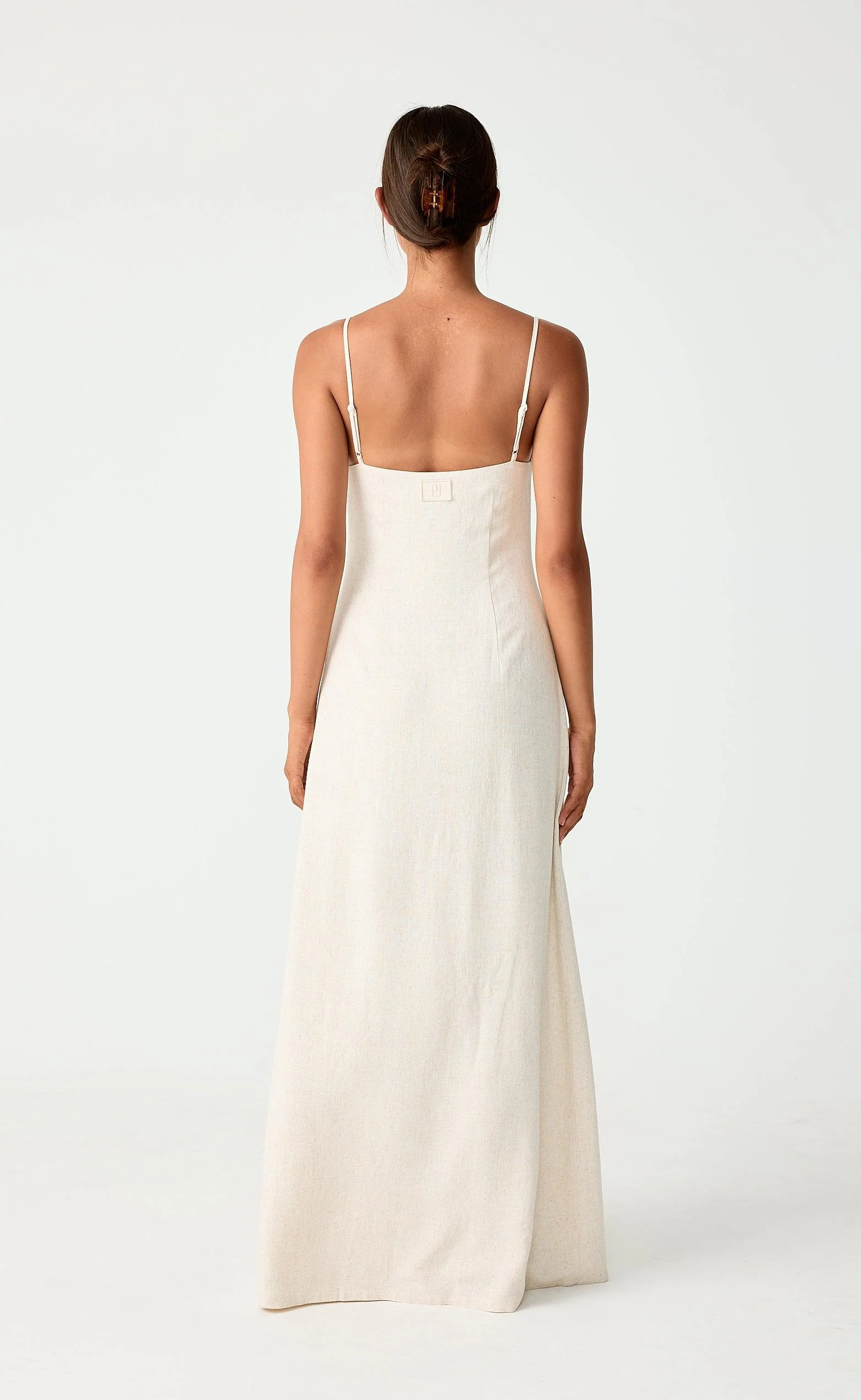 Selene Maxi Dress (Natural) - Image 6