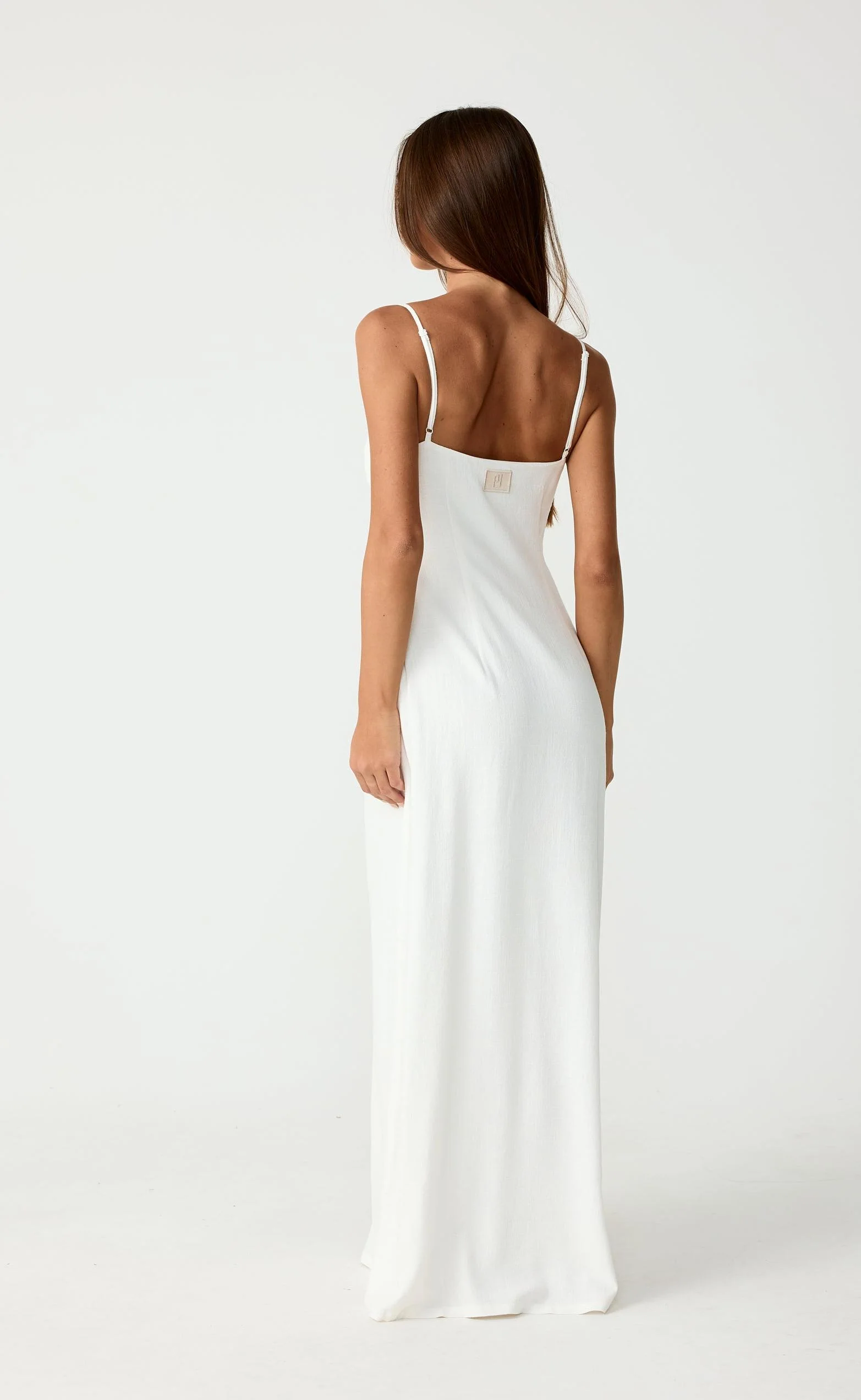 Selene Maxi Dress (White) - Image 2