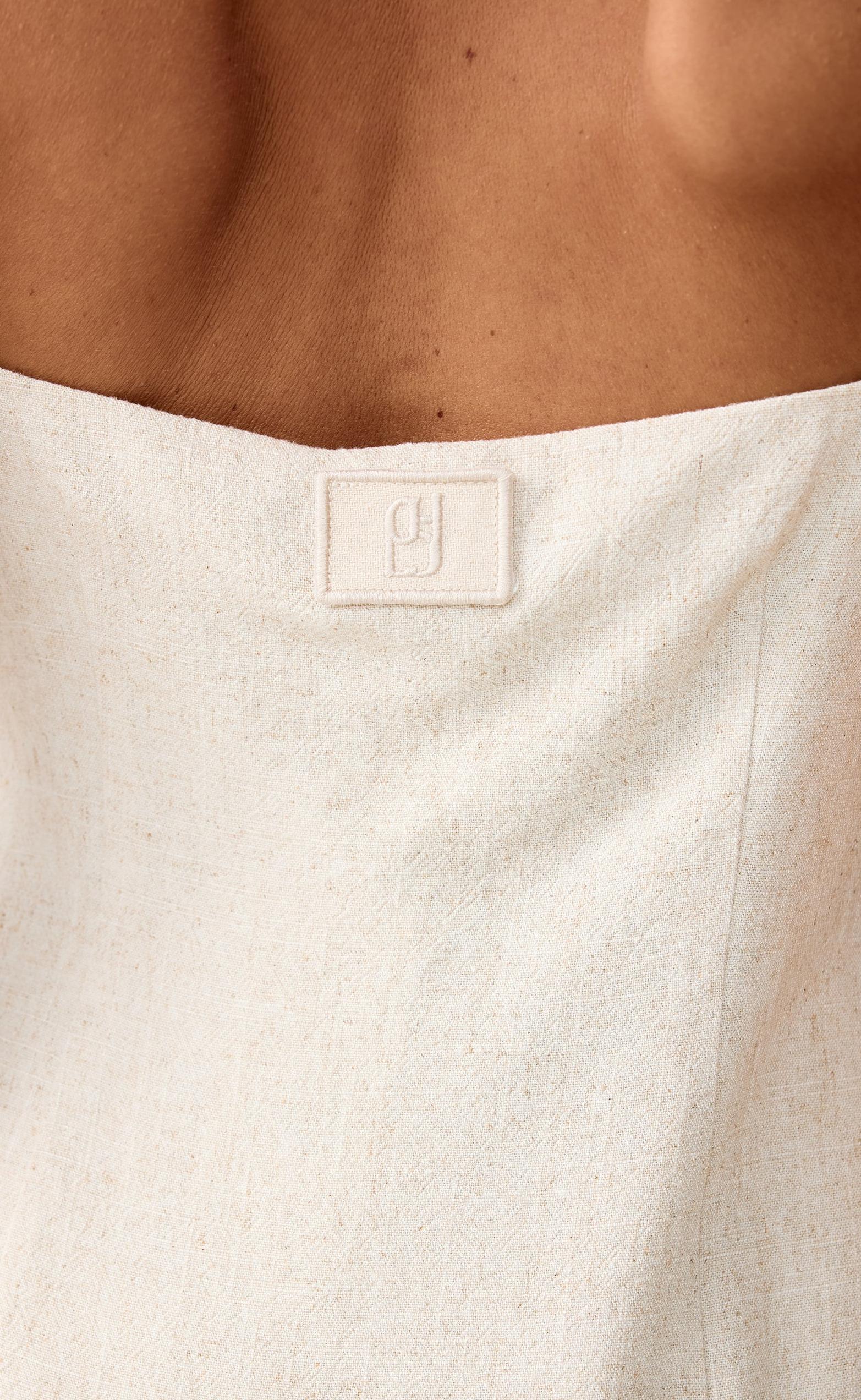 Selene Mini Dress (Natural) - Image 5