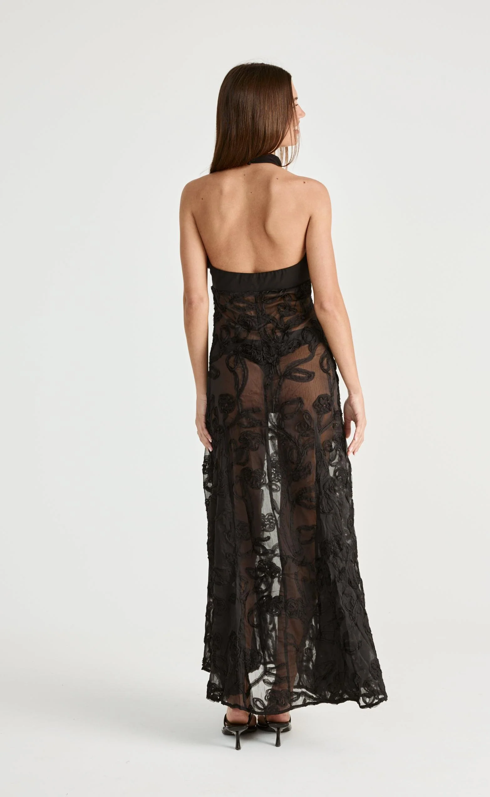 Serendipity Maxi Dress (Black) - Image 2