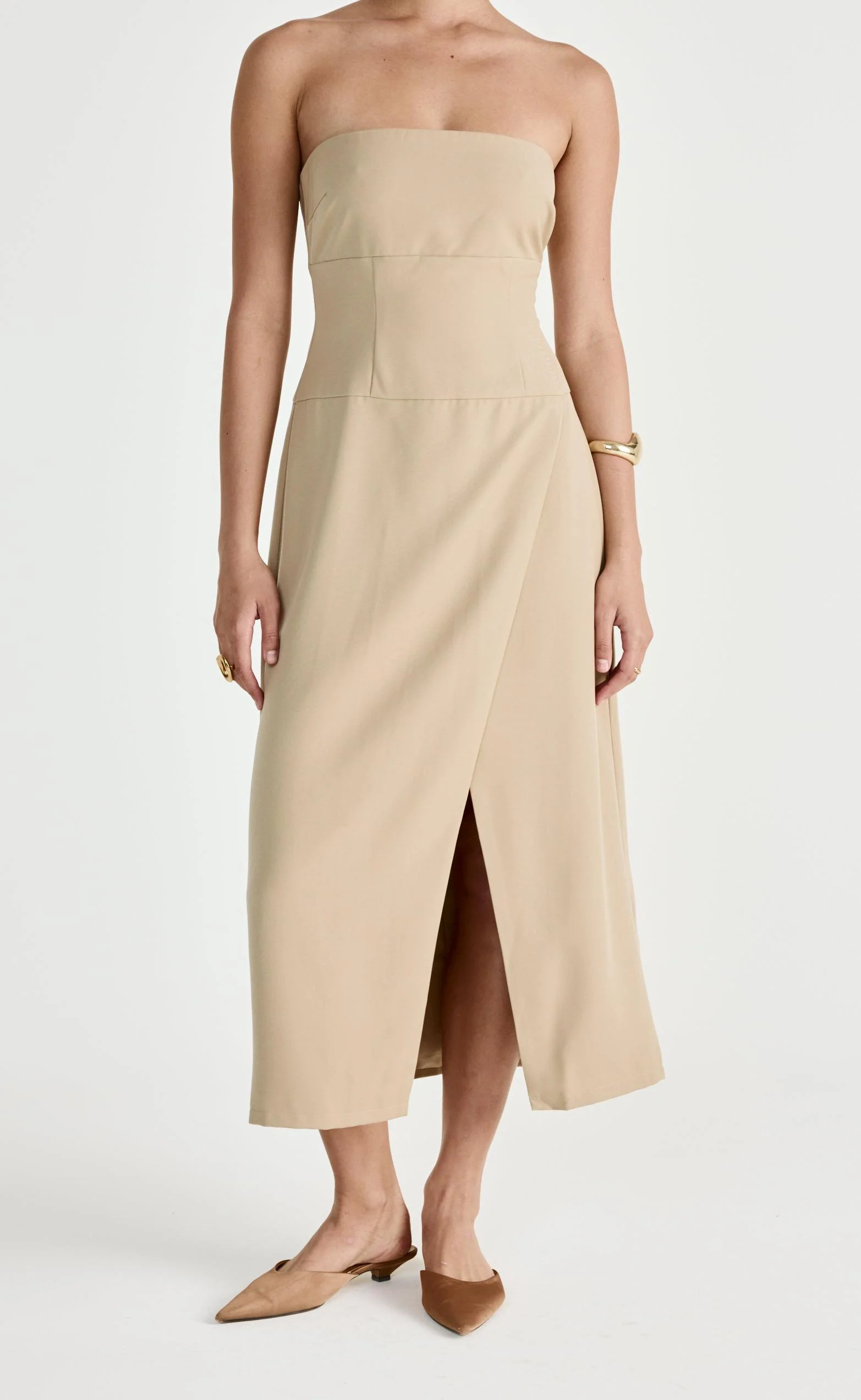 Shea Midi Dress (Honey) - Image 4
