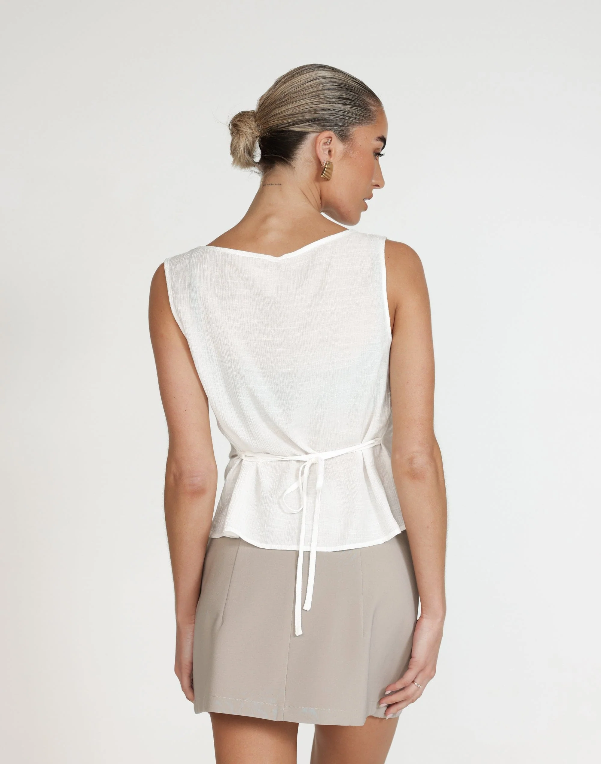 Sherin Mini Skirt (Ash) - Image 7