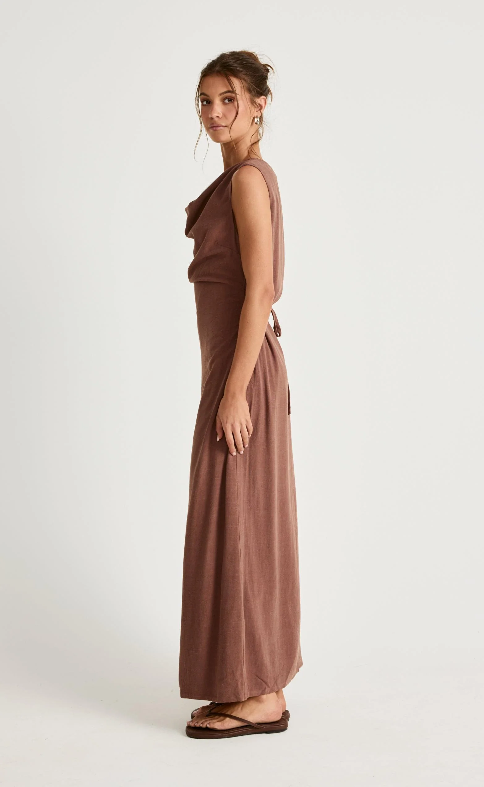 Shoreline Maxi Dress (Oak) - Image 3