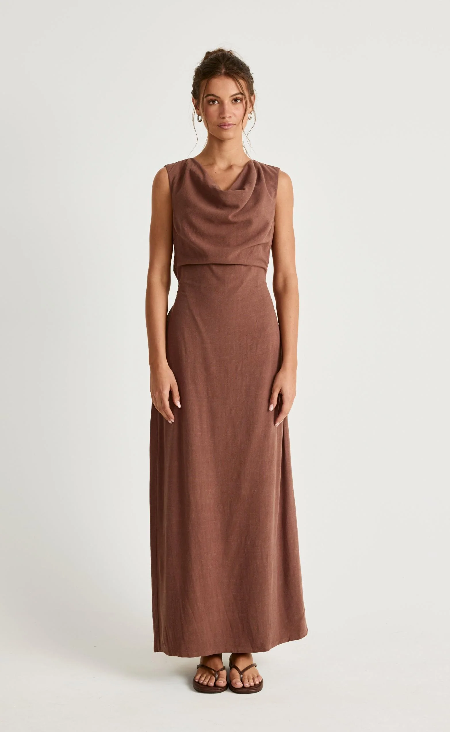Shoreline Maxi Dress (Oak) - Image 4