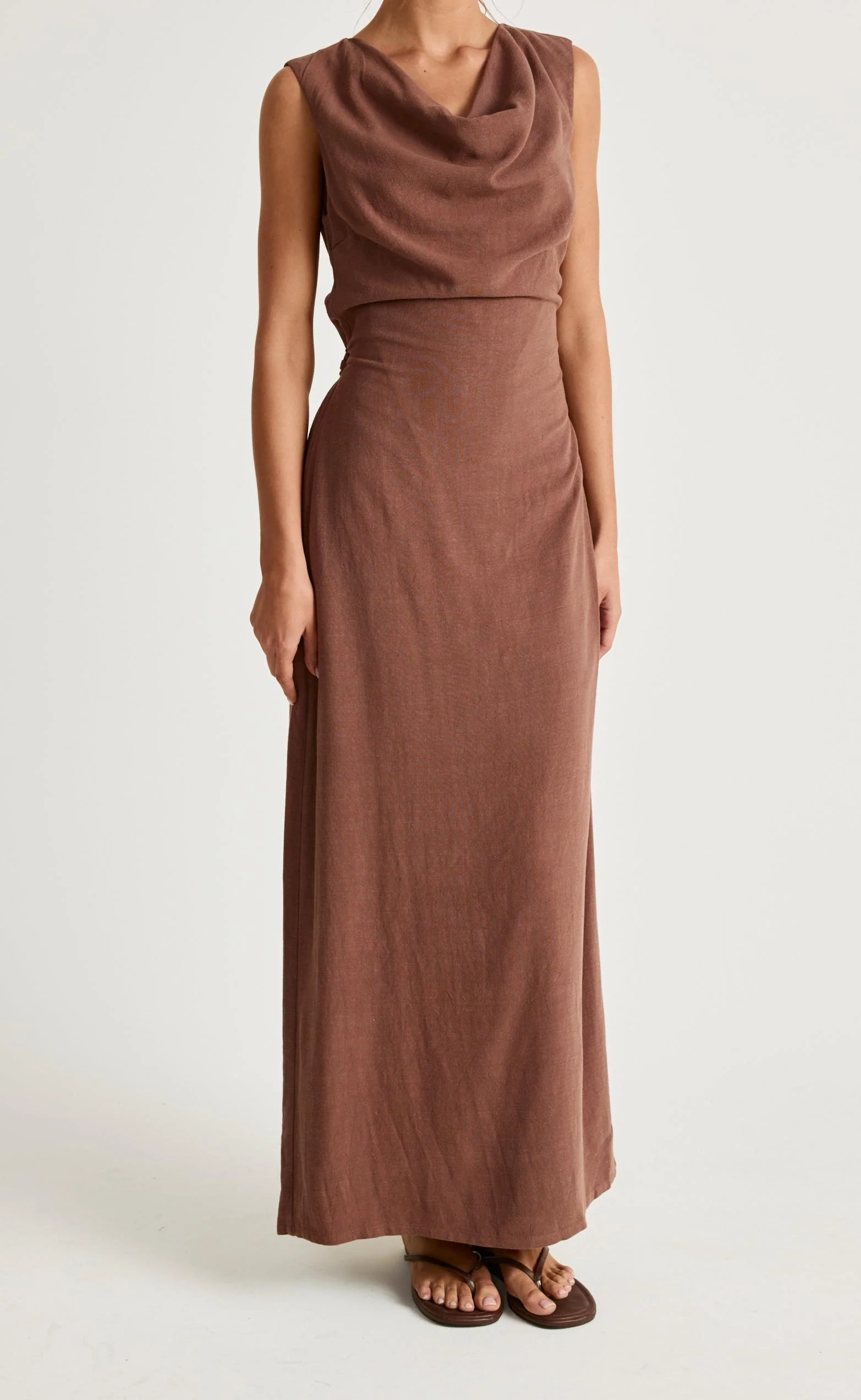 Shoreline Maxi Dress (Oak) - Image 6