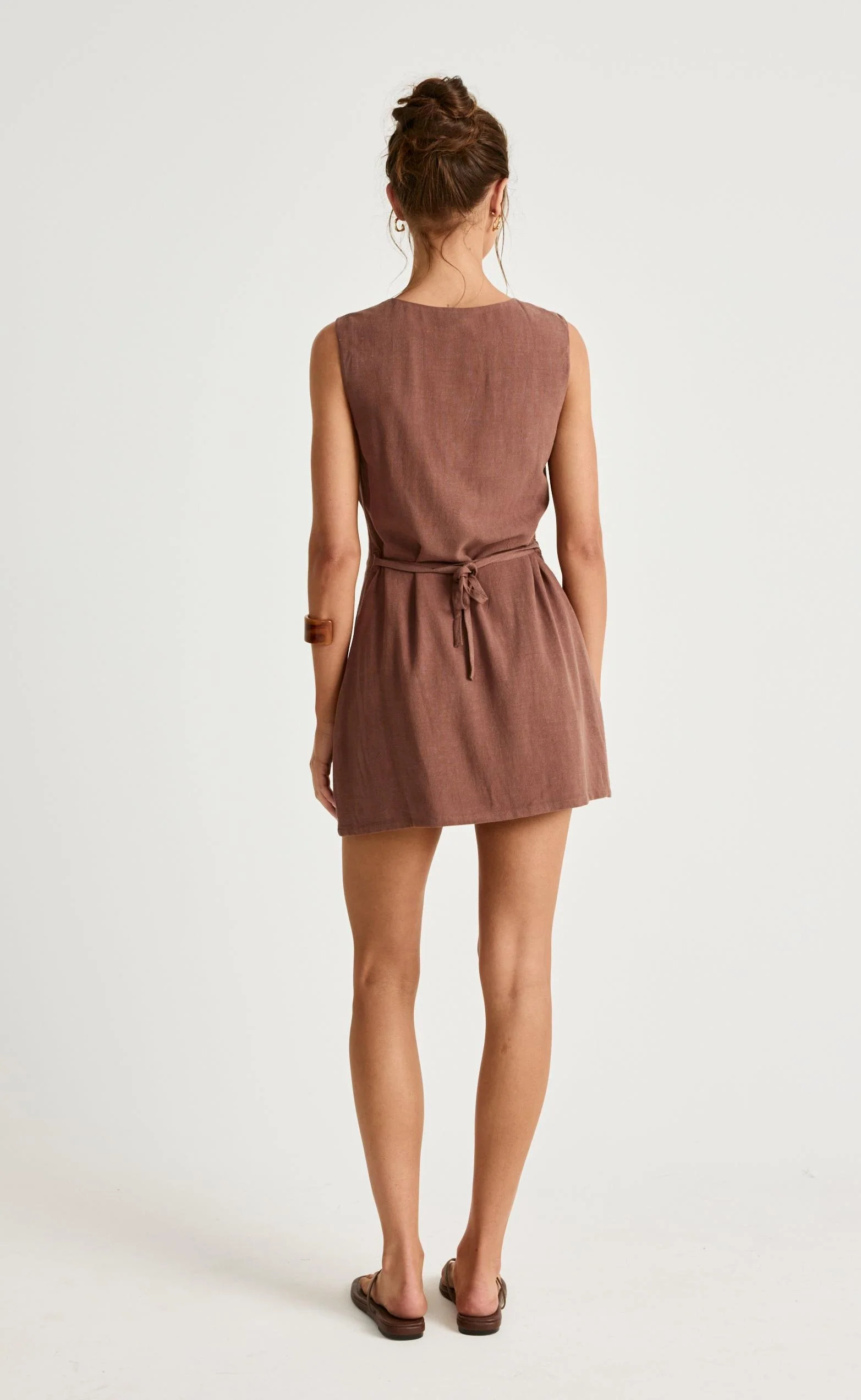 Shoreline Mini Dress (Oak) - Image 2