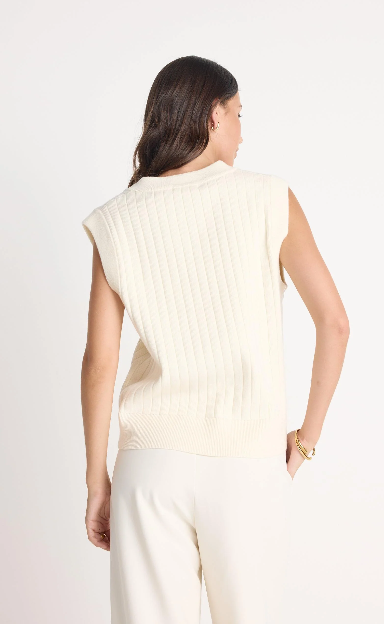 Silvana Vest (Off White) - Image 11