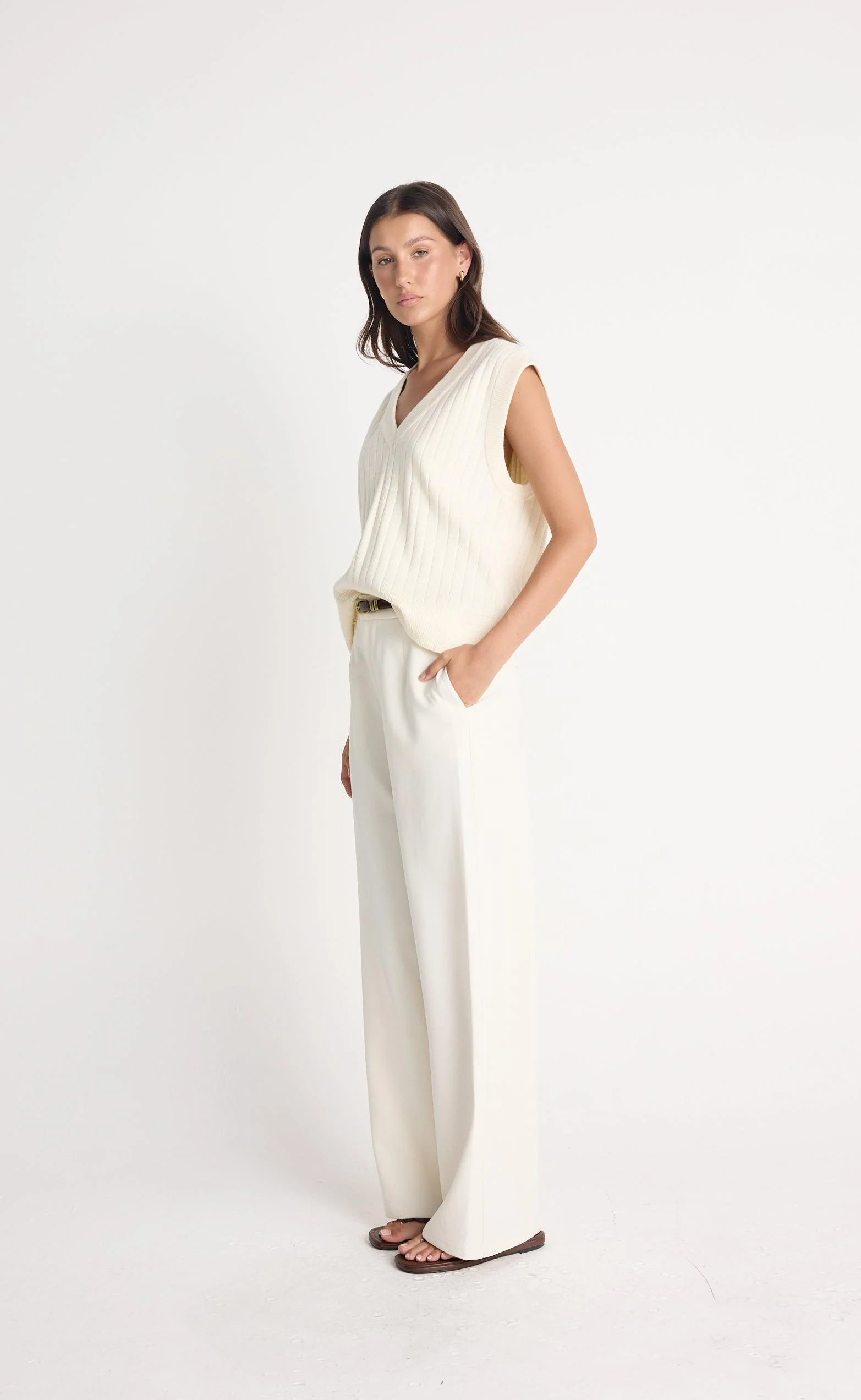 Silvana Vest (Off White) - Image 3