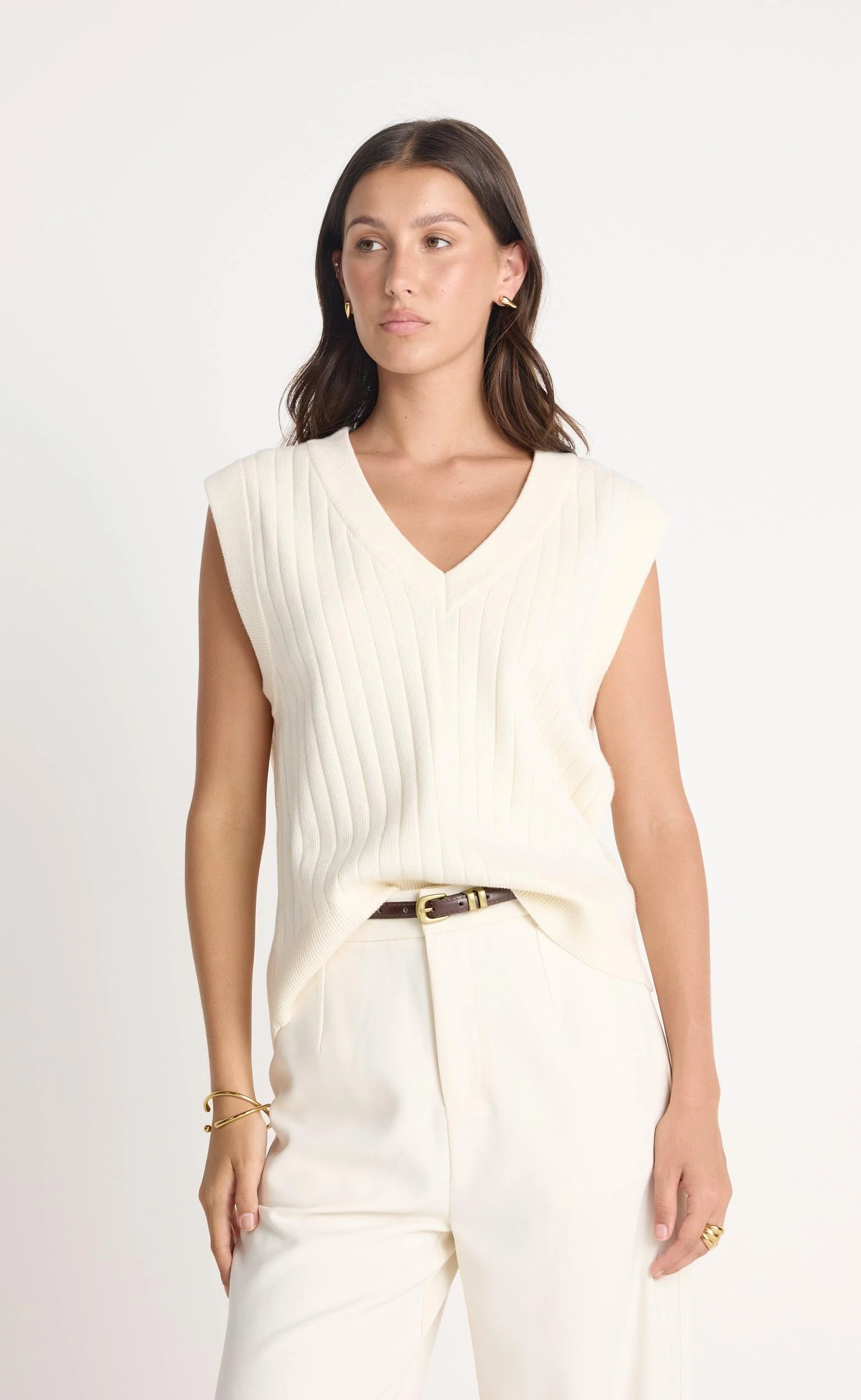 Silvana Vest (Off White) - Image 8