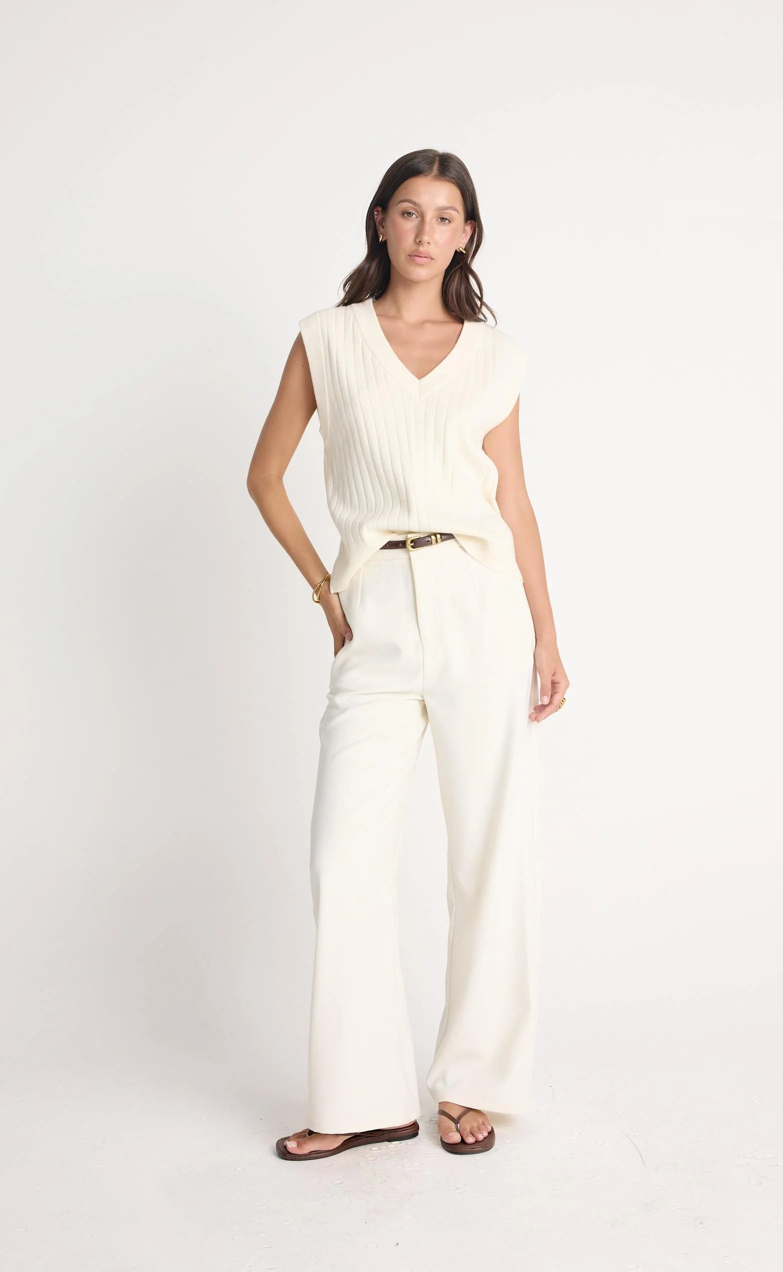 Silvana Vest (Off White) - Image 9