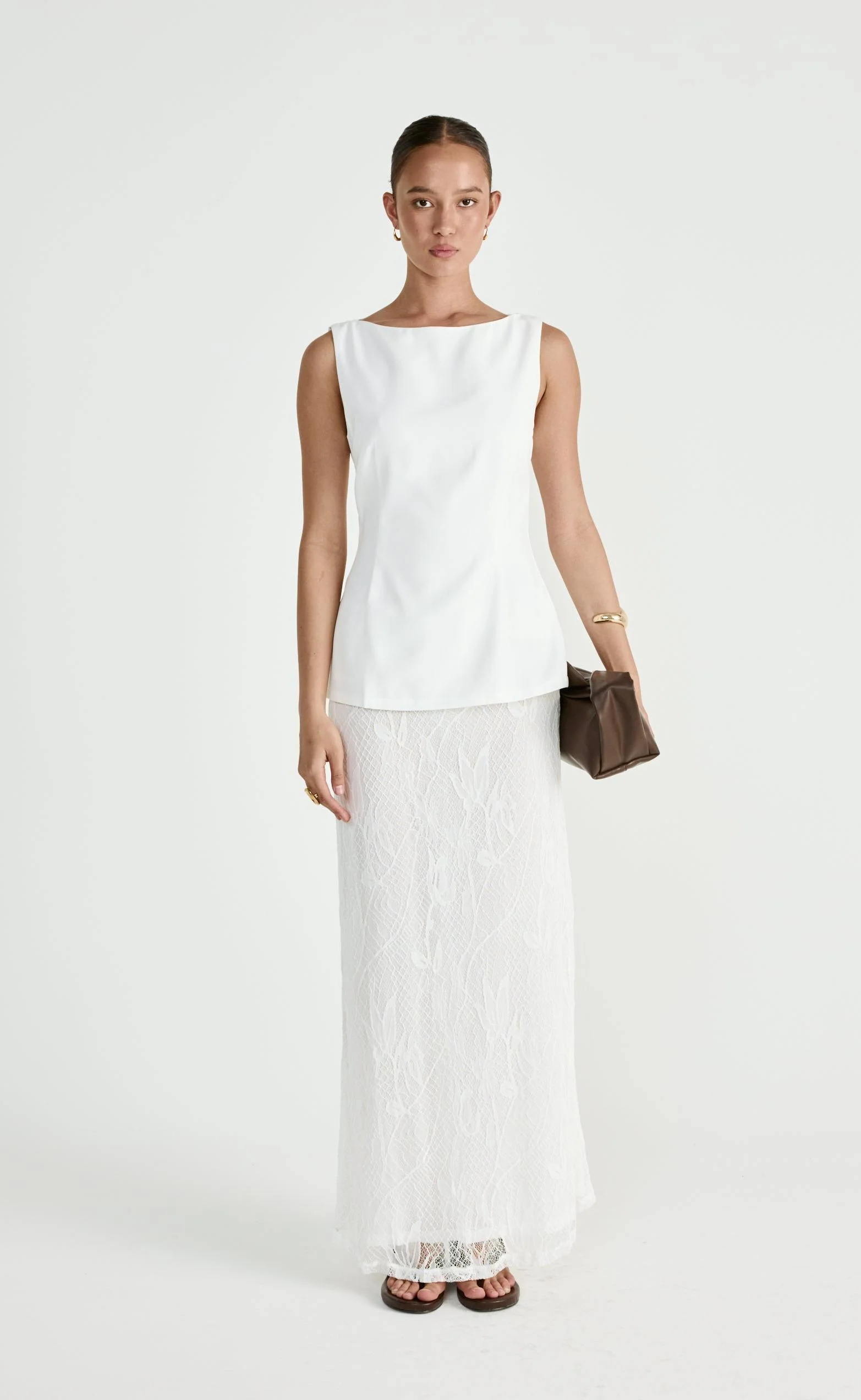 Sita Maxi Skirt (White) - Image 3