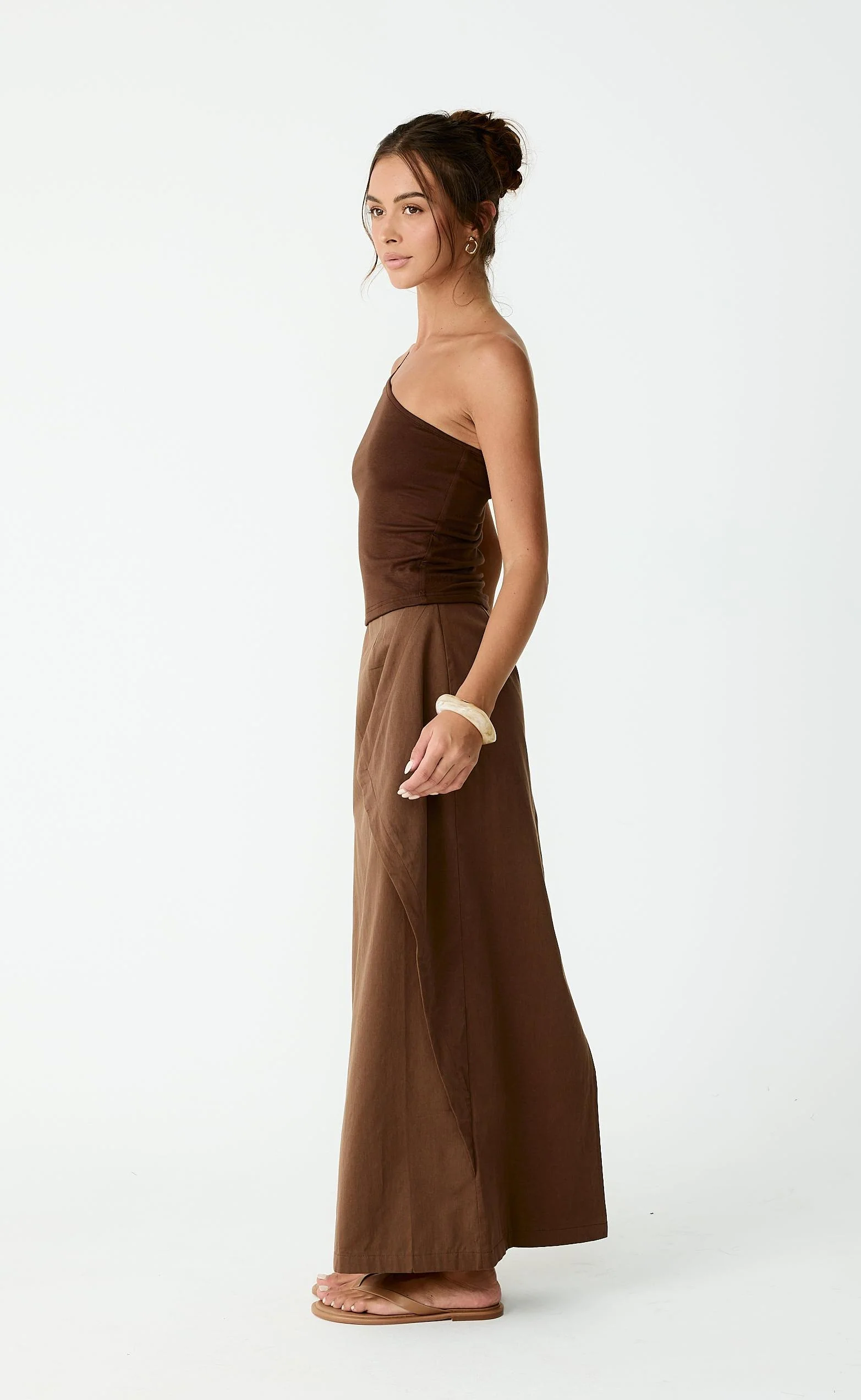 Sizzling Maxi Skirt (Coffee) - Image 8