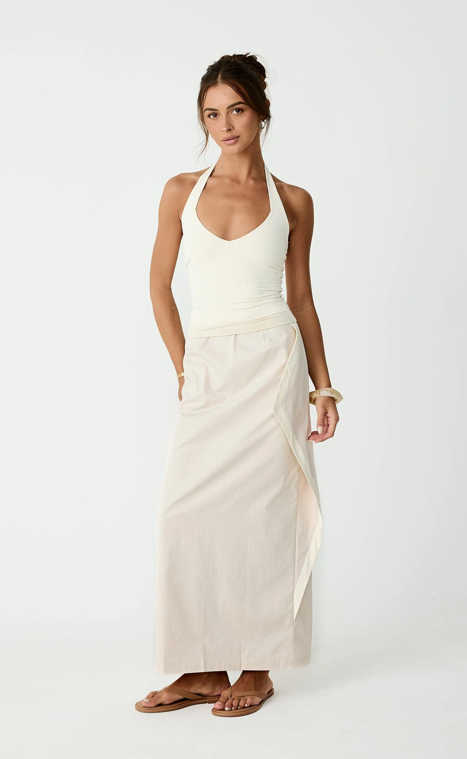 Sizzling Maxi Skirt (Iced Coffee) - Image 6